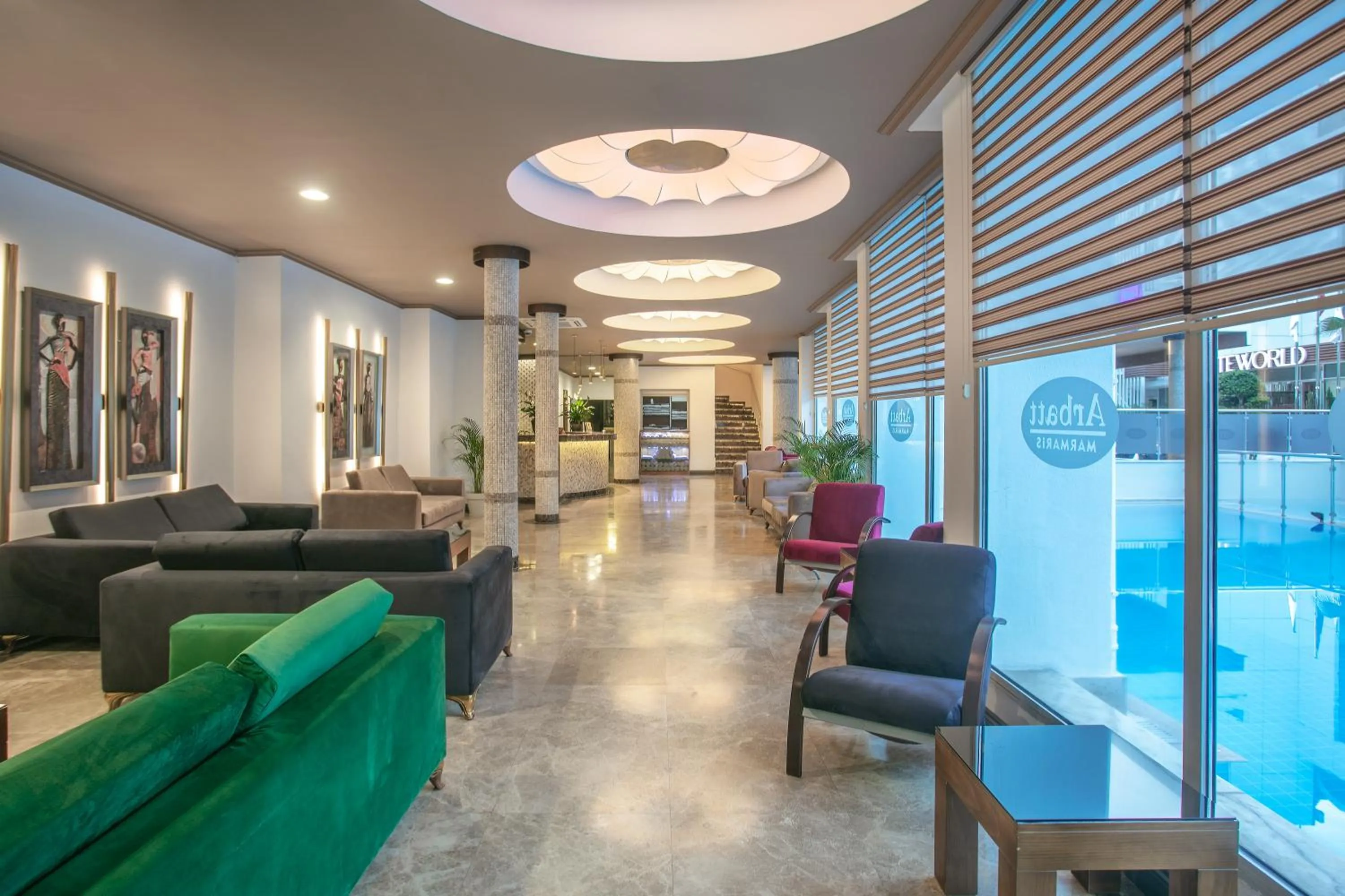 Lobby or reception in Arbatt Marmaris Hotel
