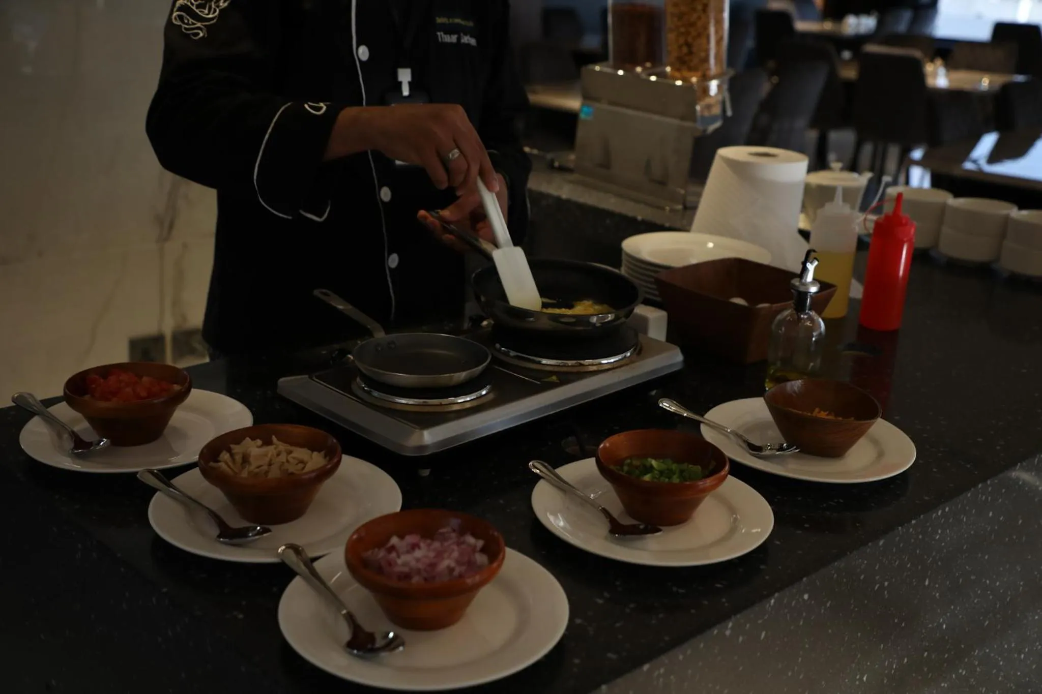 Food and drinks in E Hotel