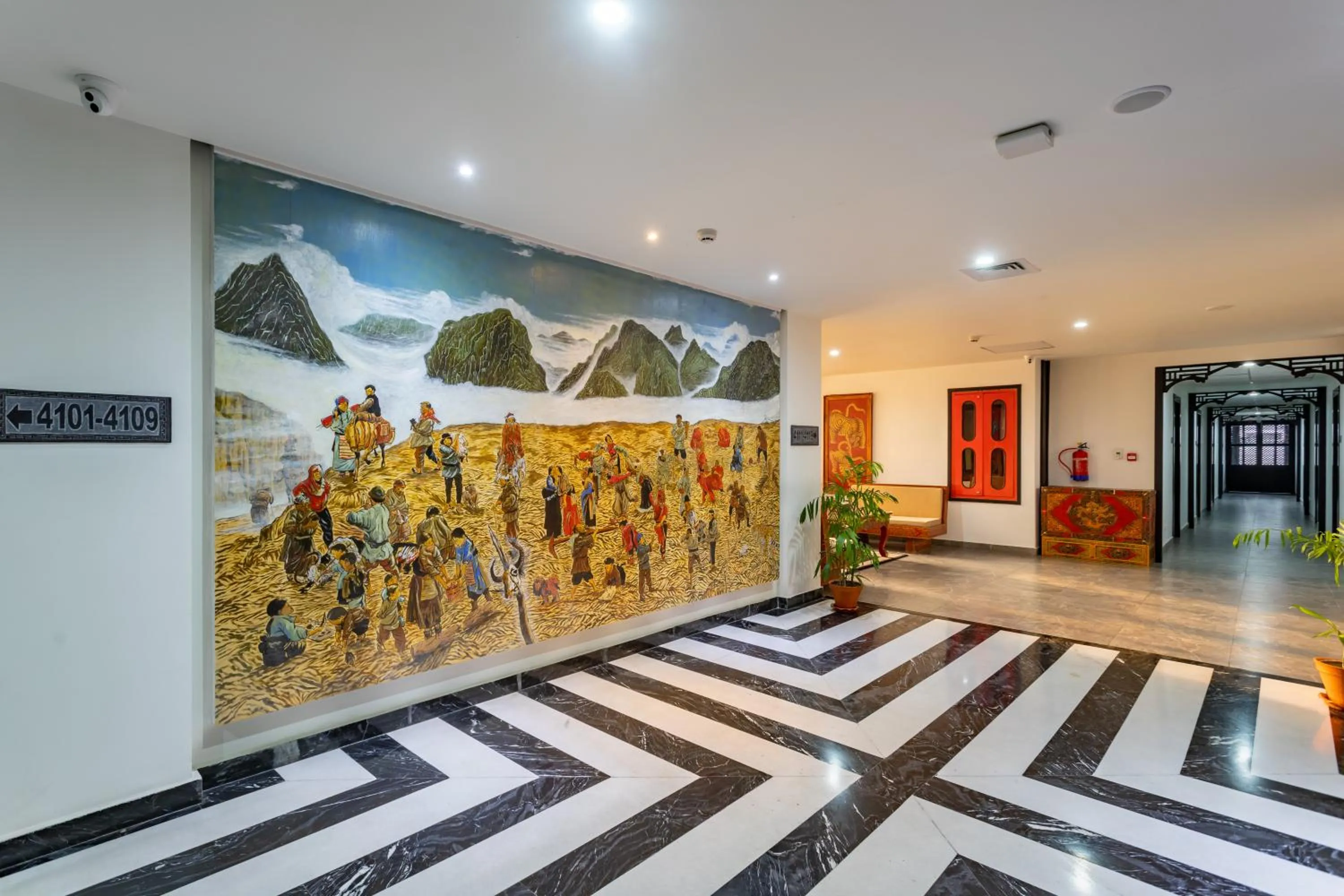 Facade/entrance in Hotel Lo Mustang