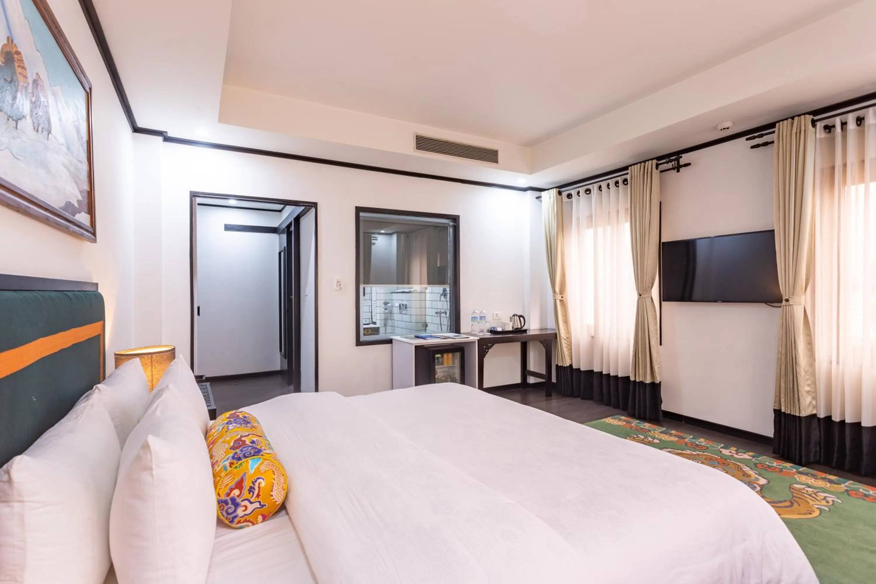 Bedroom, Bed in Hotel Lo Mustang