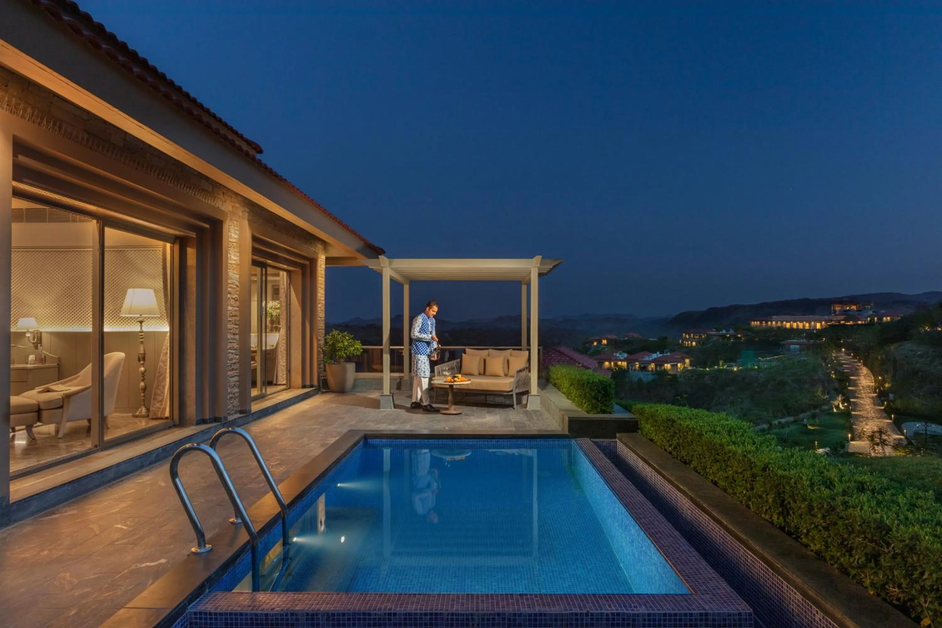 Swimming pool in Mementos by ITC Hotels, Ekaaya, Udaipur