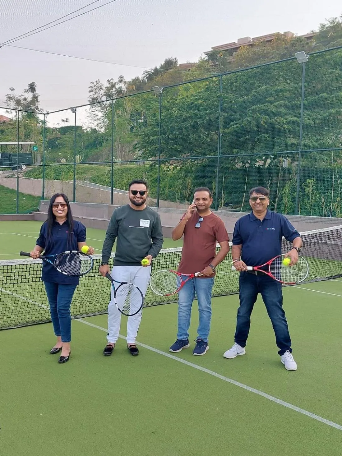Tennis court in Mementos by ITC Hotels, Ekaaya, Udaipur