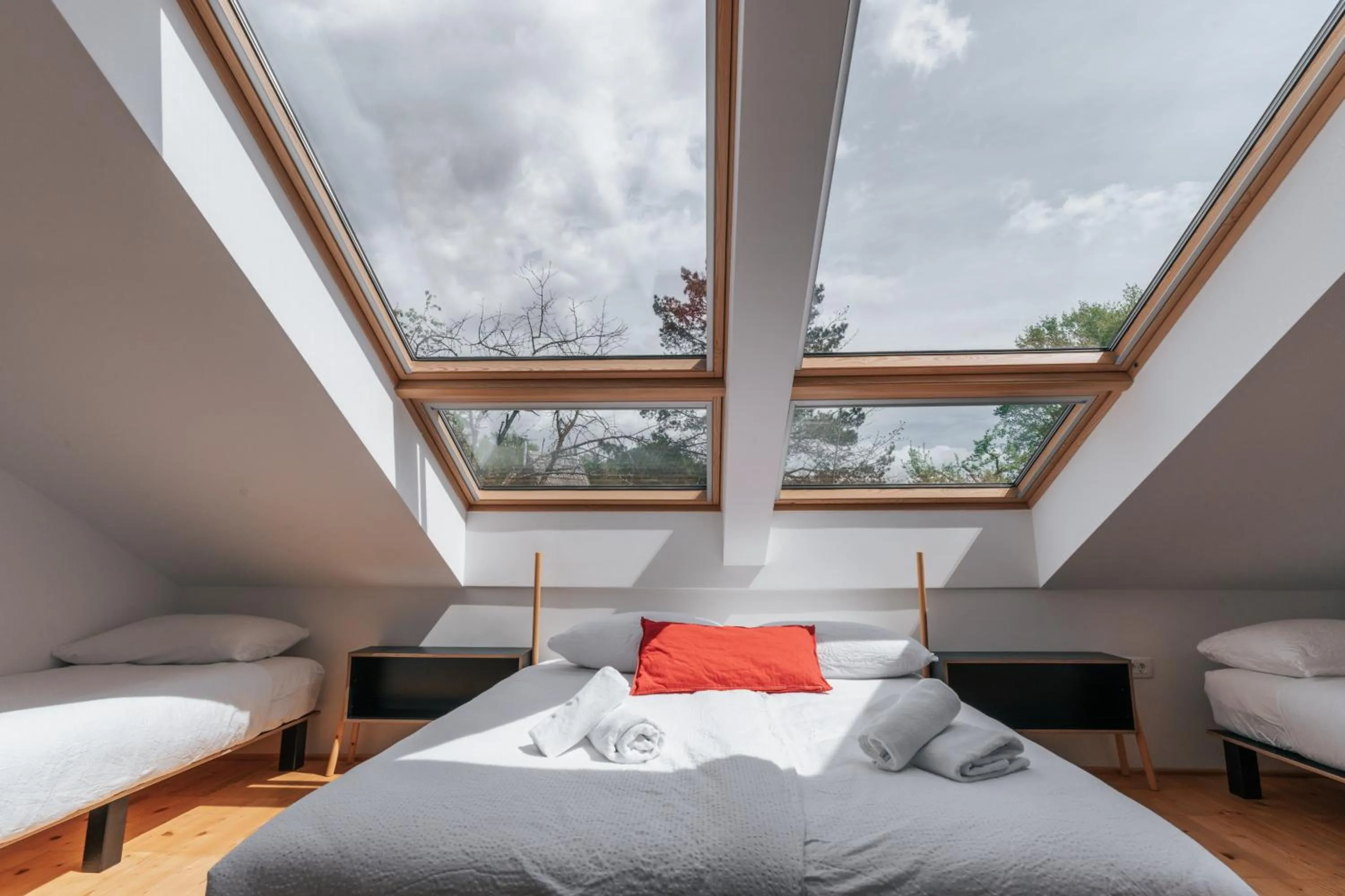 Bed in Eko Glamping Resort Krištof