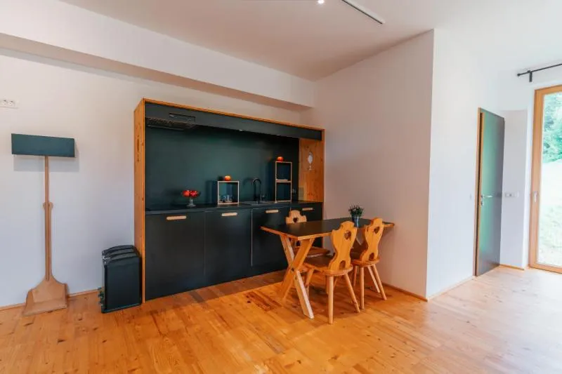Kitchen or kitchenette in Eko Glamping Resort Krištof