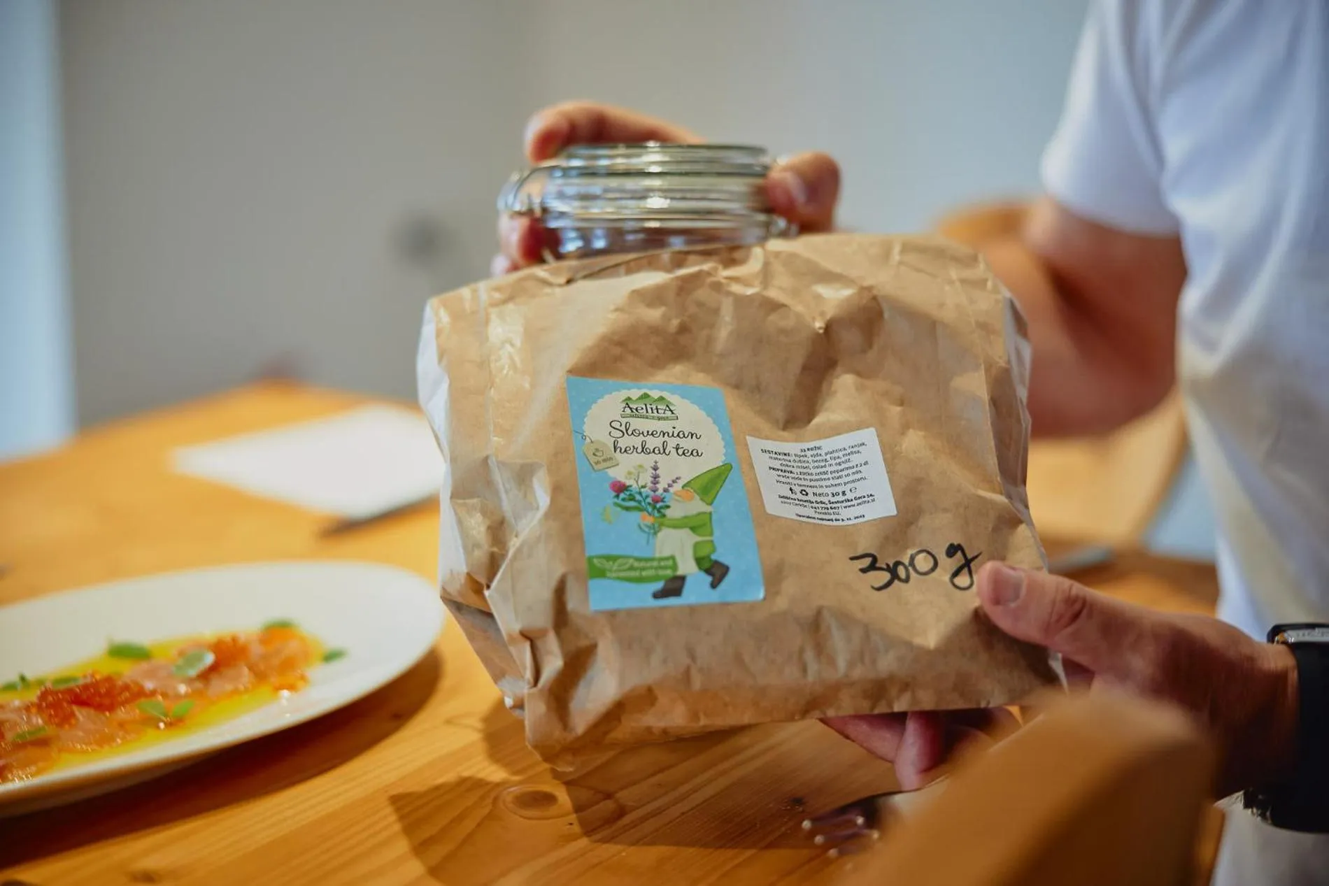 Food in Eko Glamping Resort Krištof