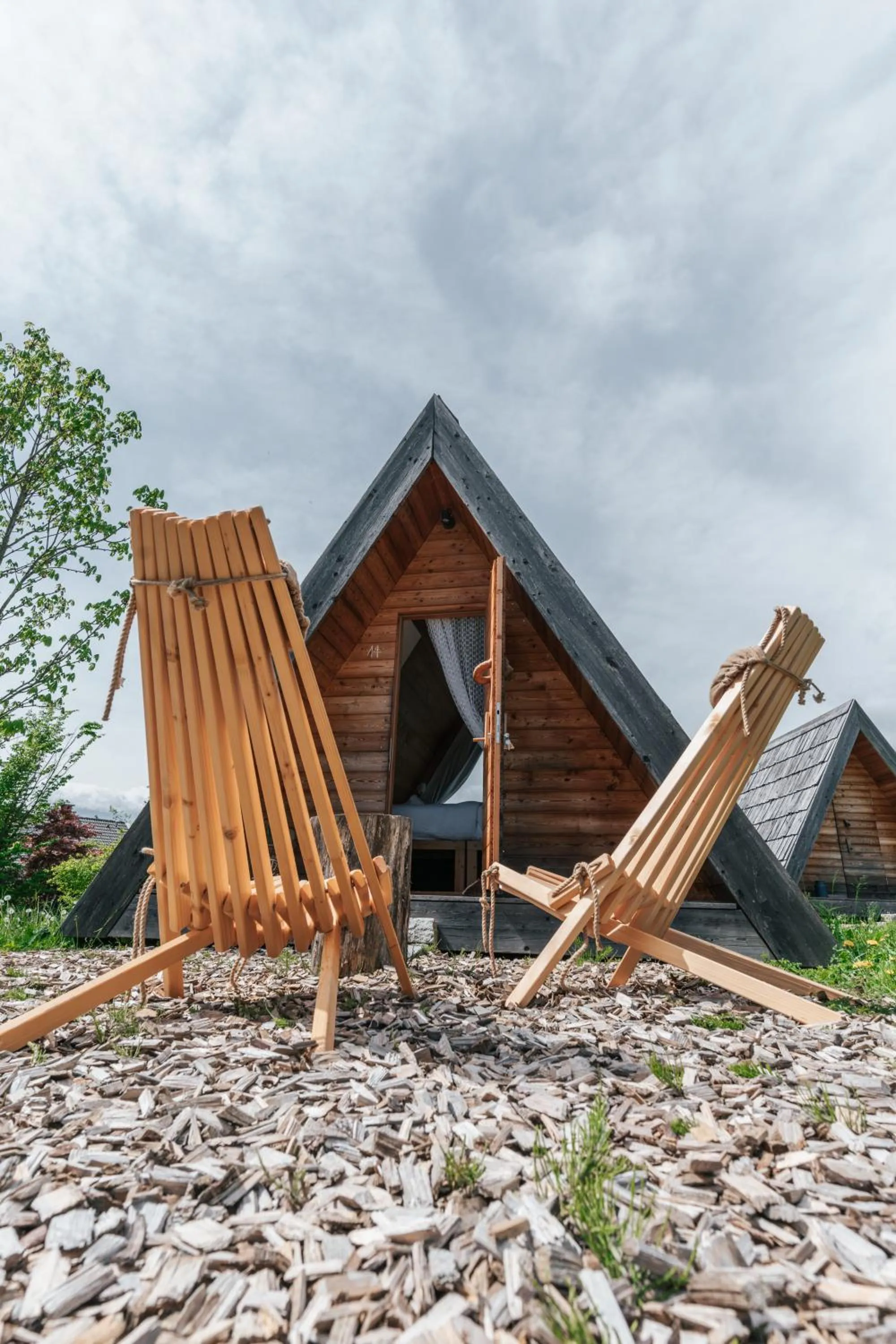 sunbed in Eko Glamping Resort Krištof