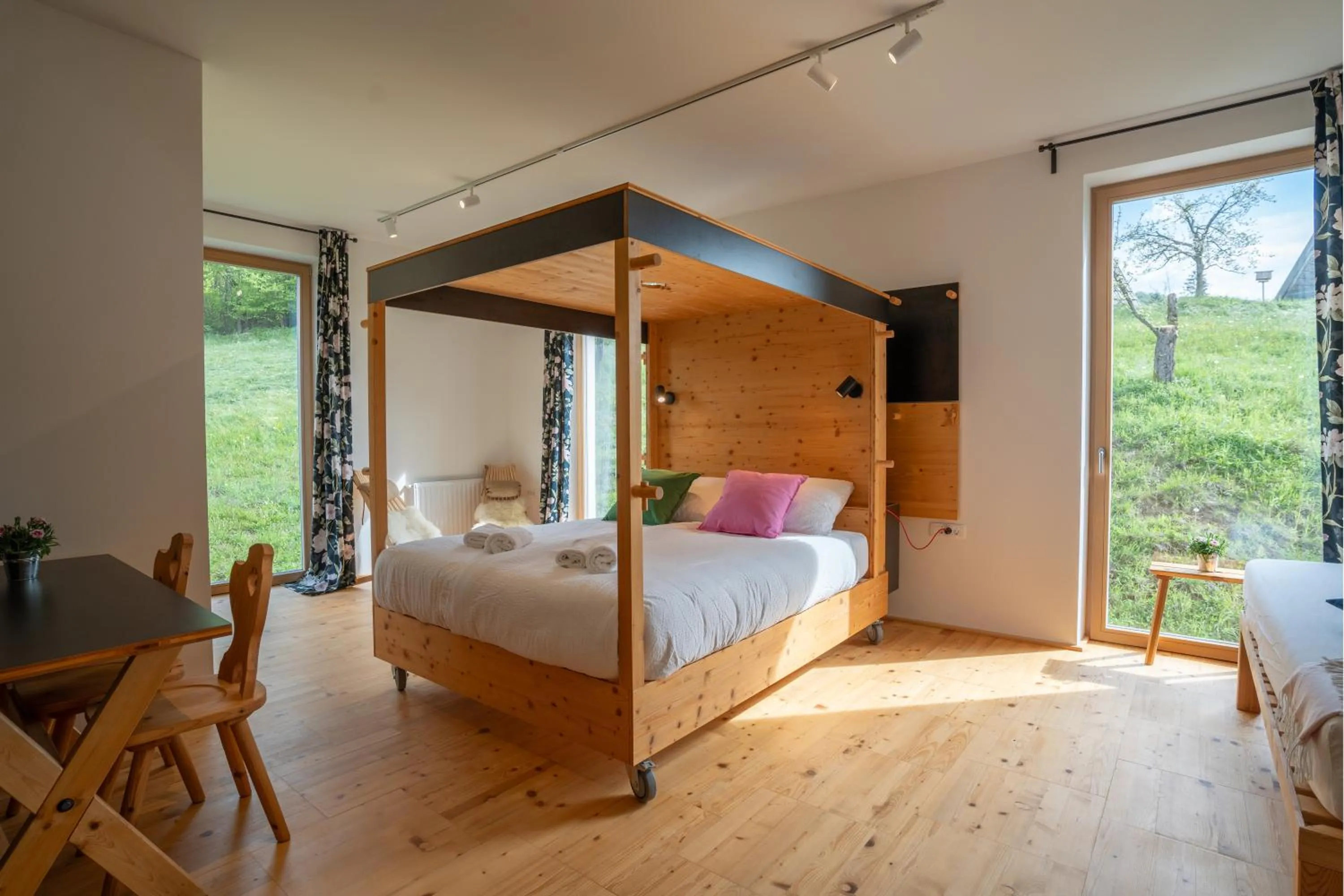 Bed in Eko Glamping Resort Krištof