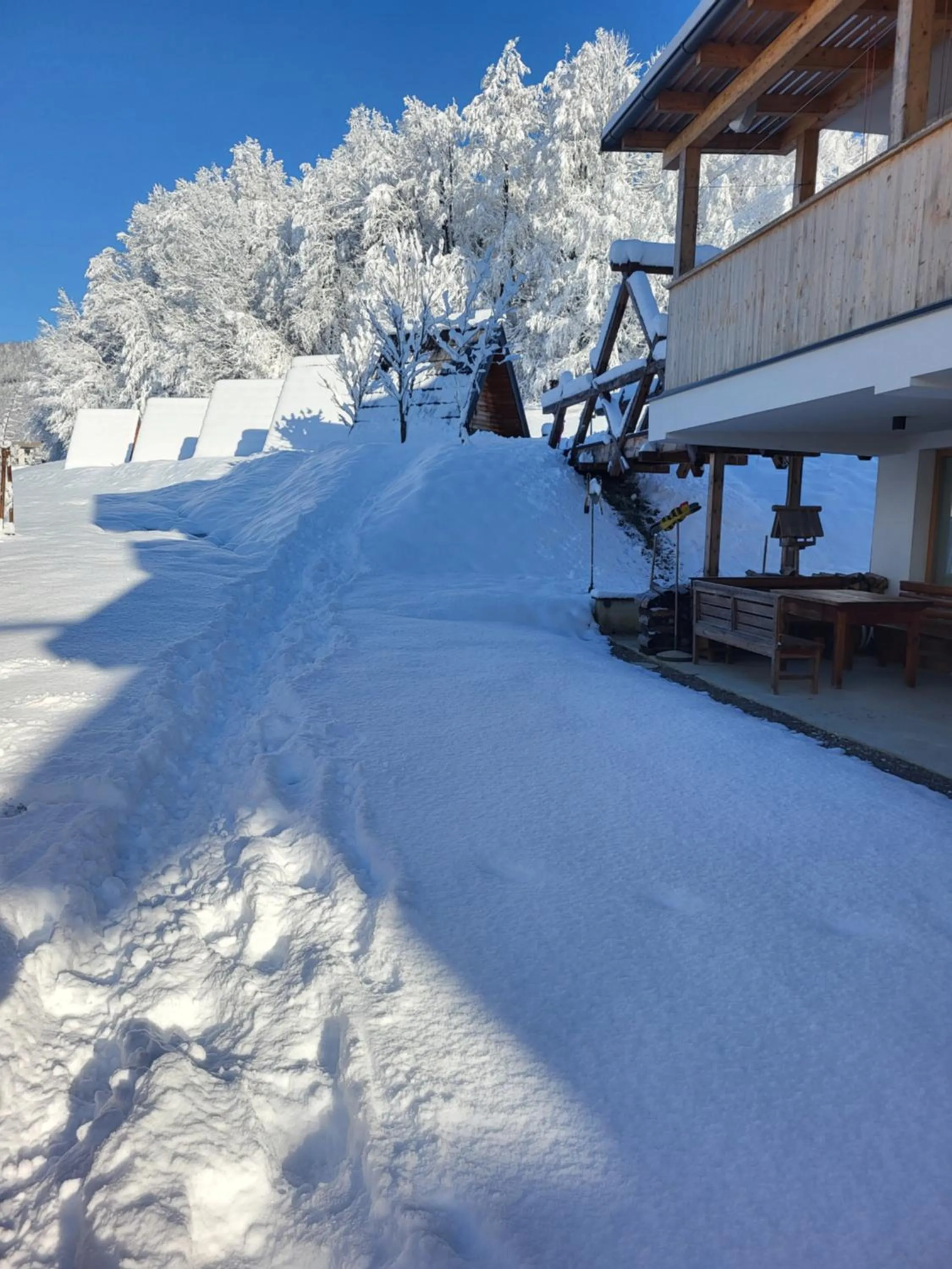 Property building in Eko Glamping Resort Krištof