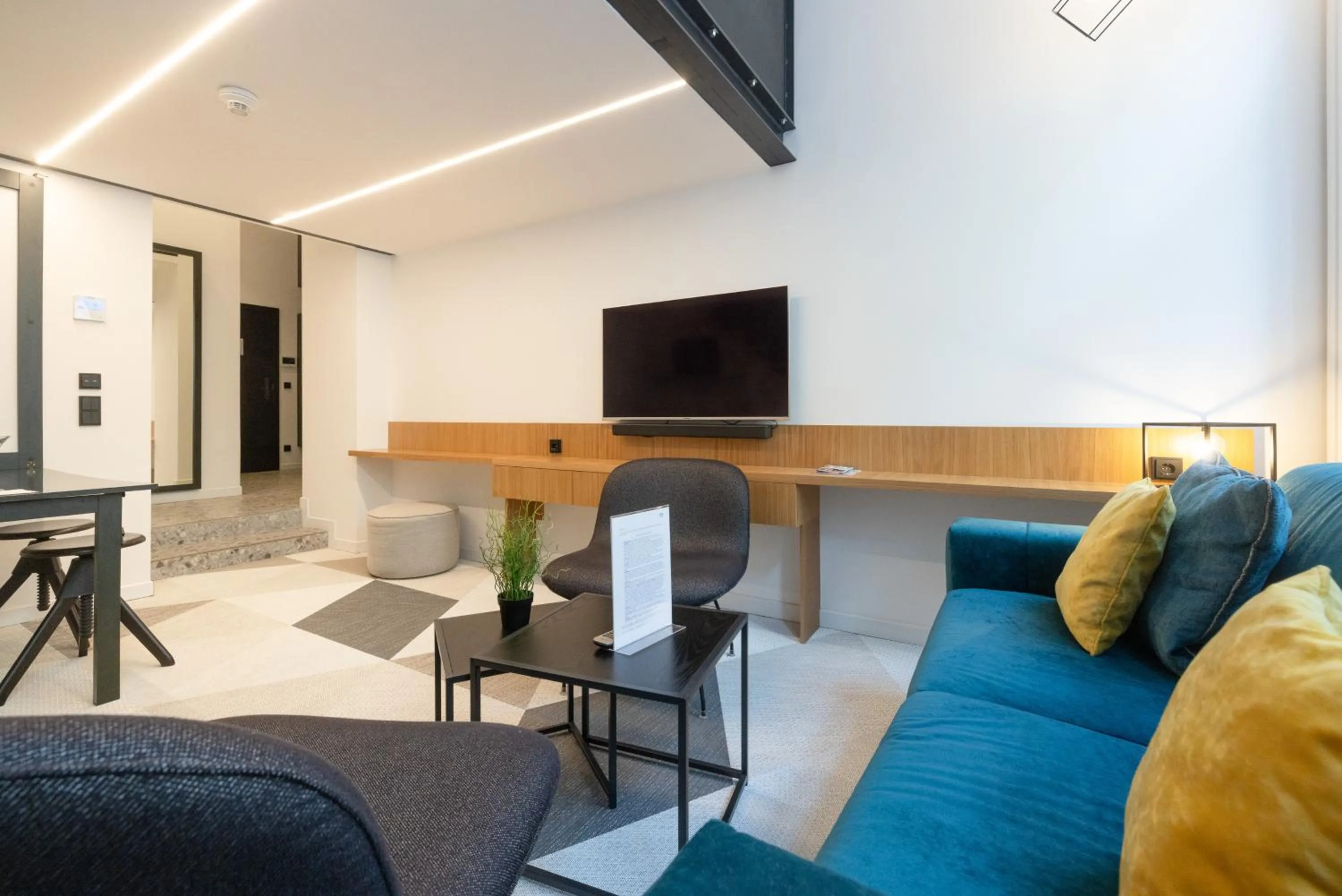 Living room in Fesh Lofts