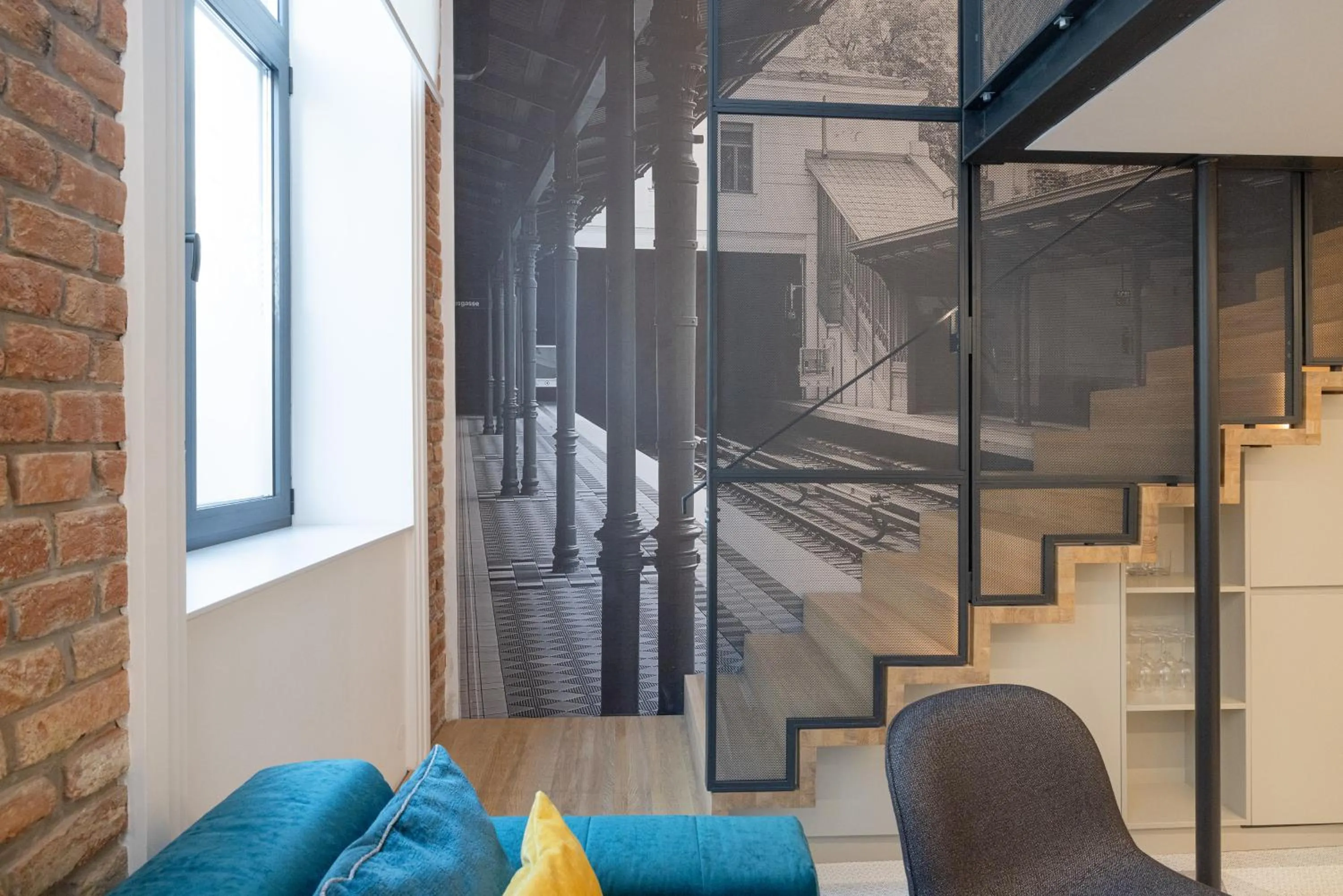 Living room in Fesh Lofts