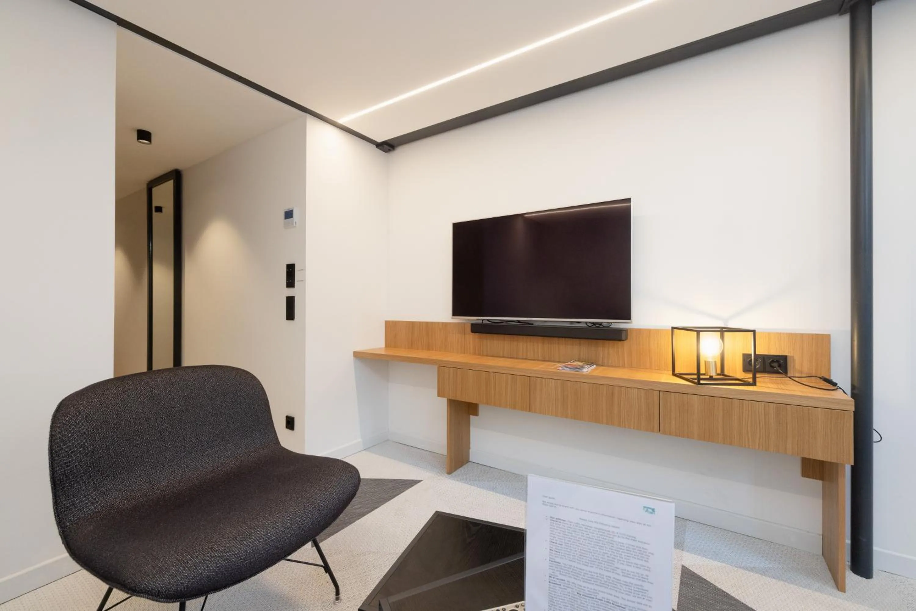 Living room in Fesh Lofts