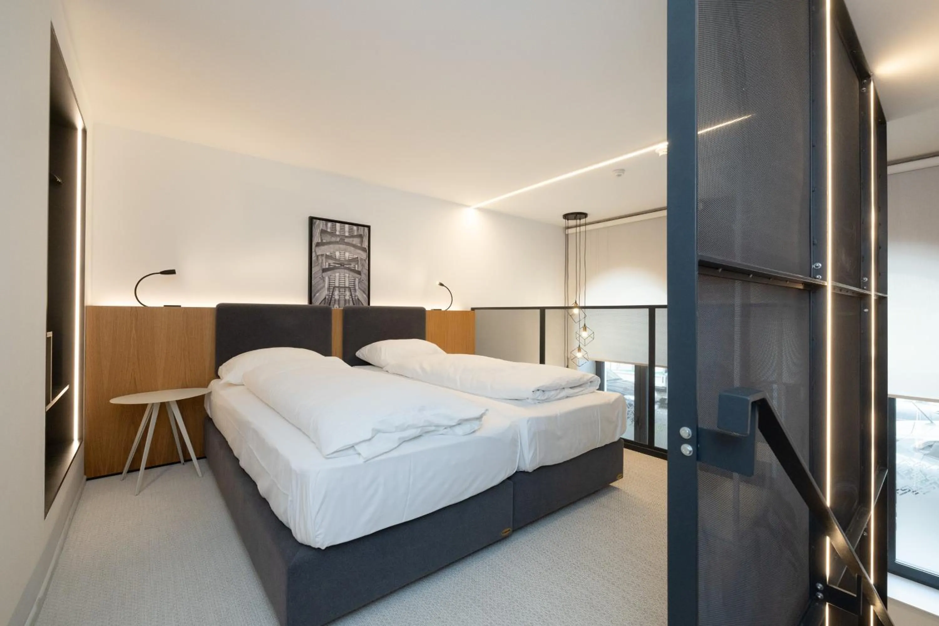 Bedroom, Bed in Fesh Lofts