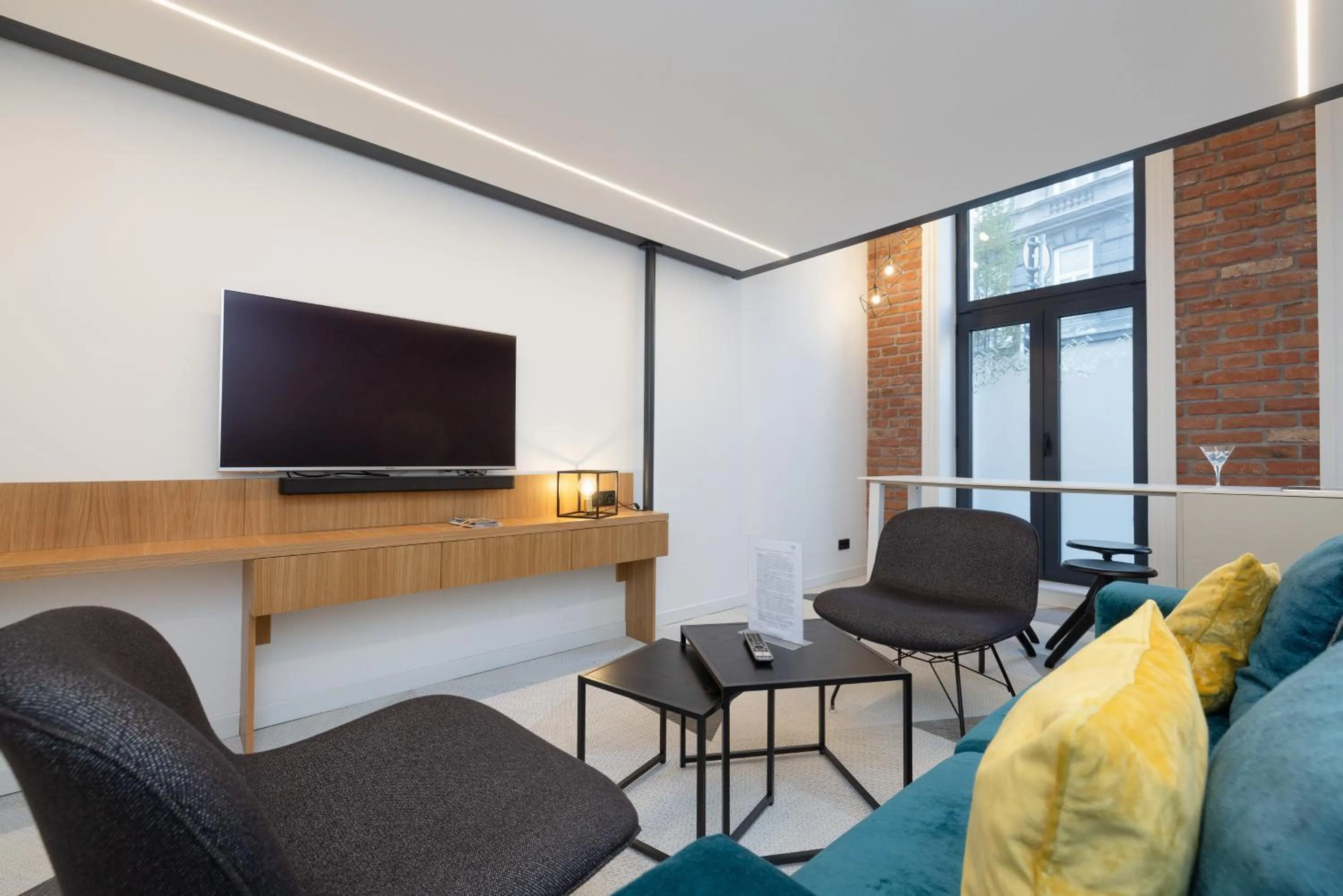 Living room in Fesh Lofts