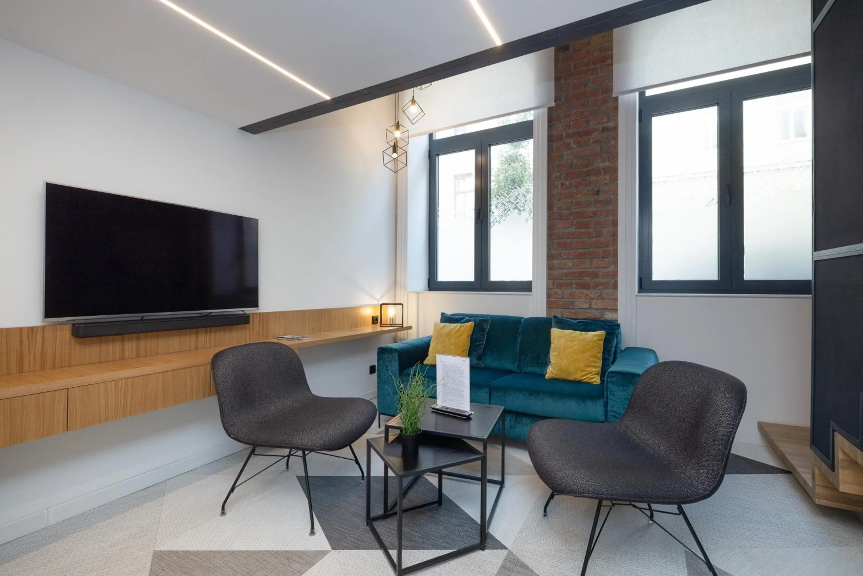 Living room in Fesh Lofts