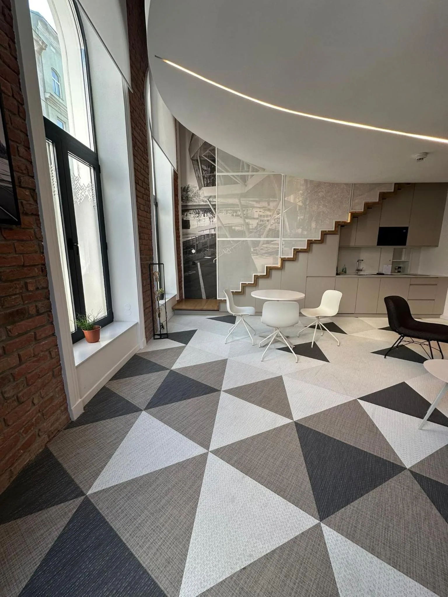 Living room in Fesh Lofts