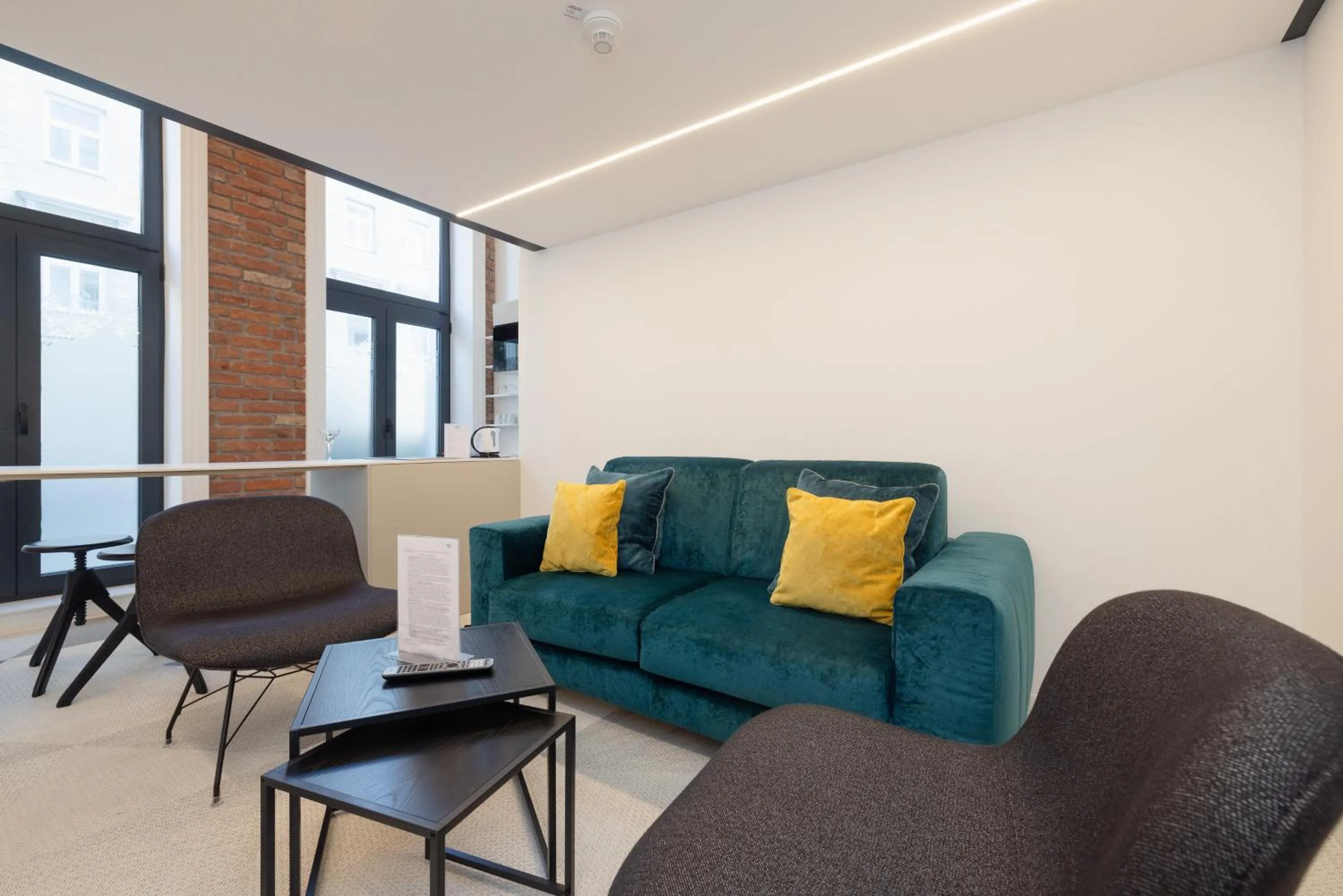 Living room in Fesh Lofts