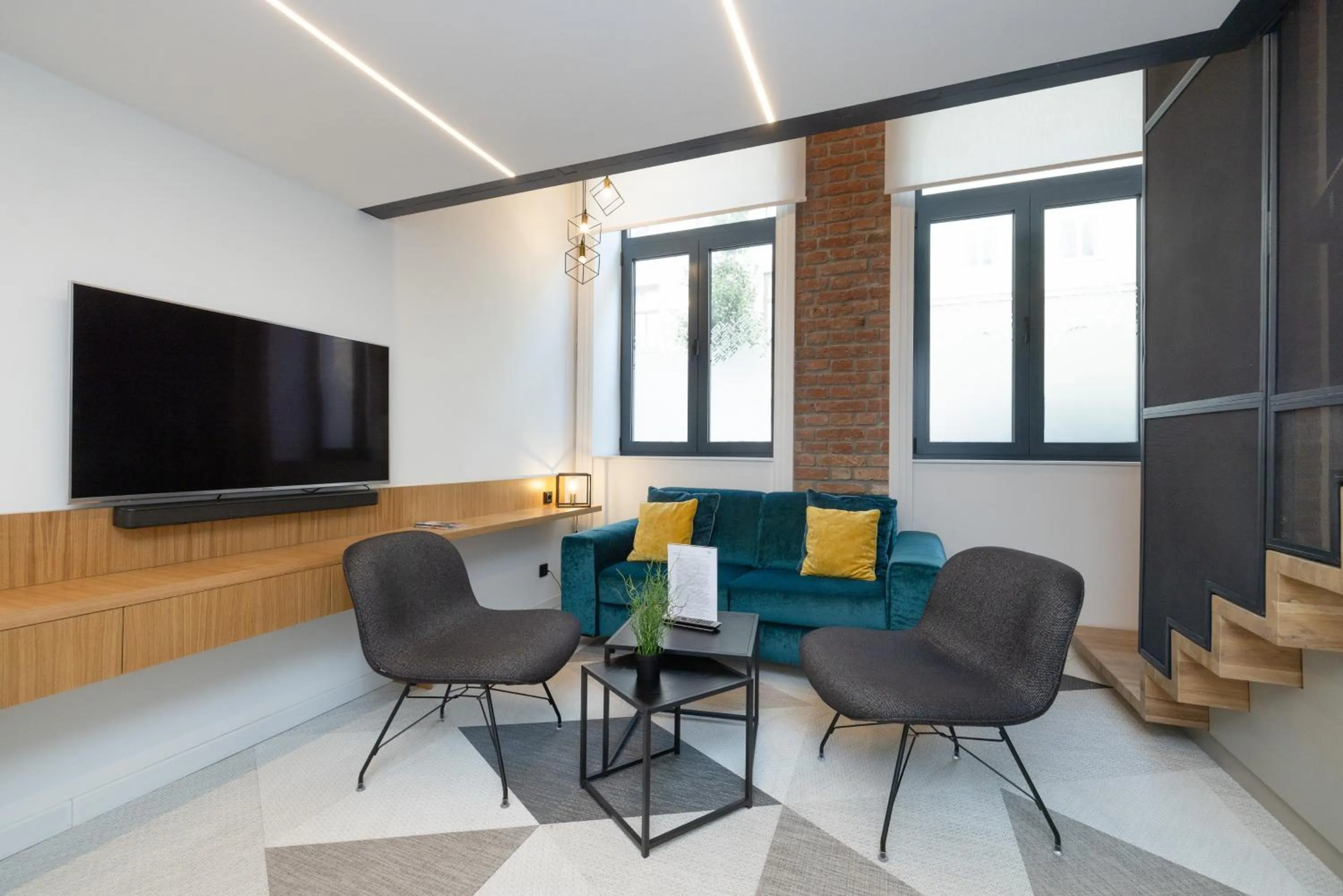 Living room in Fesh Lofts