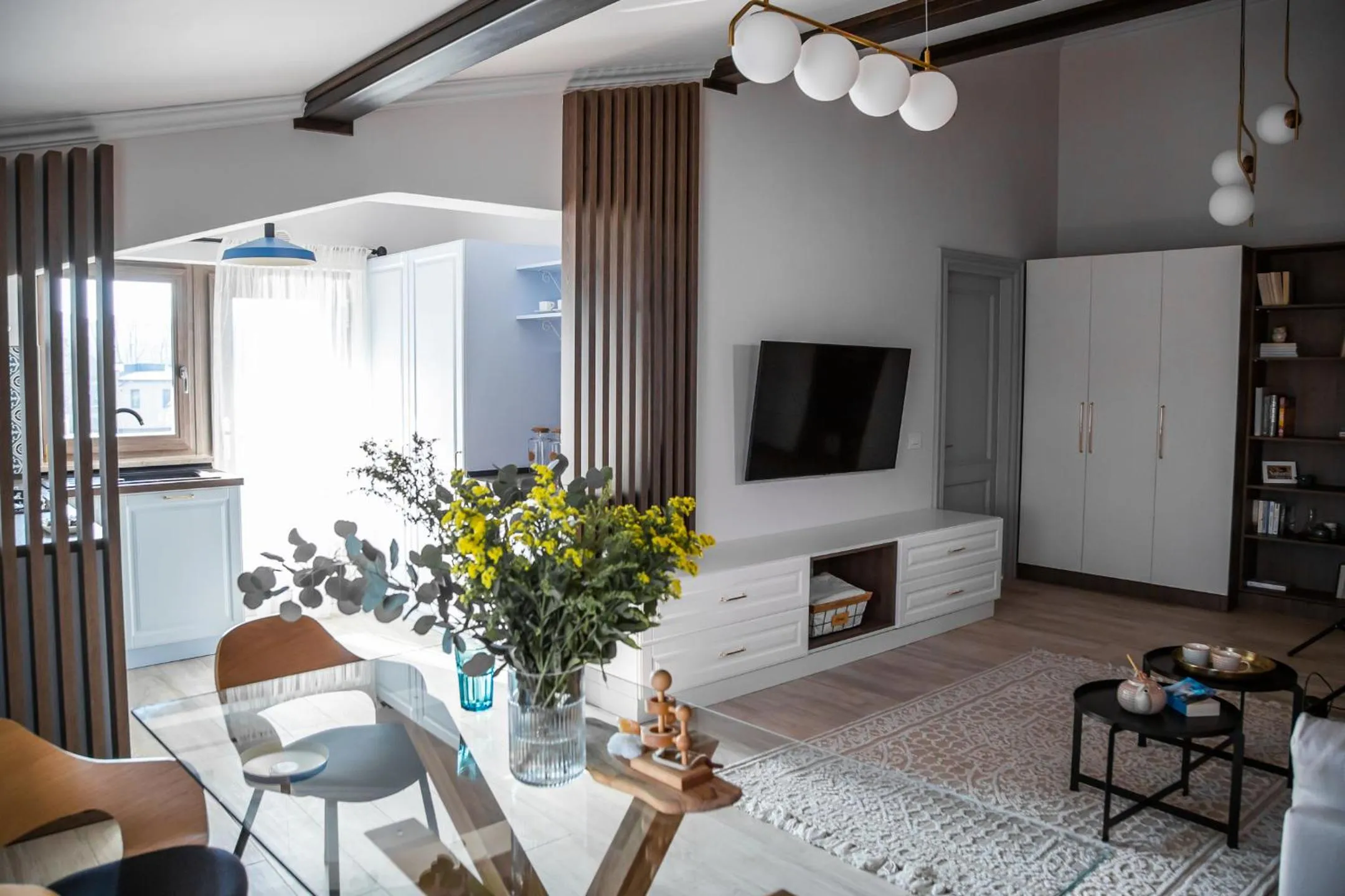 Living room in First Apartments