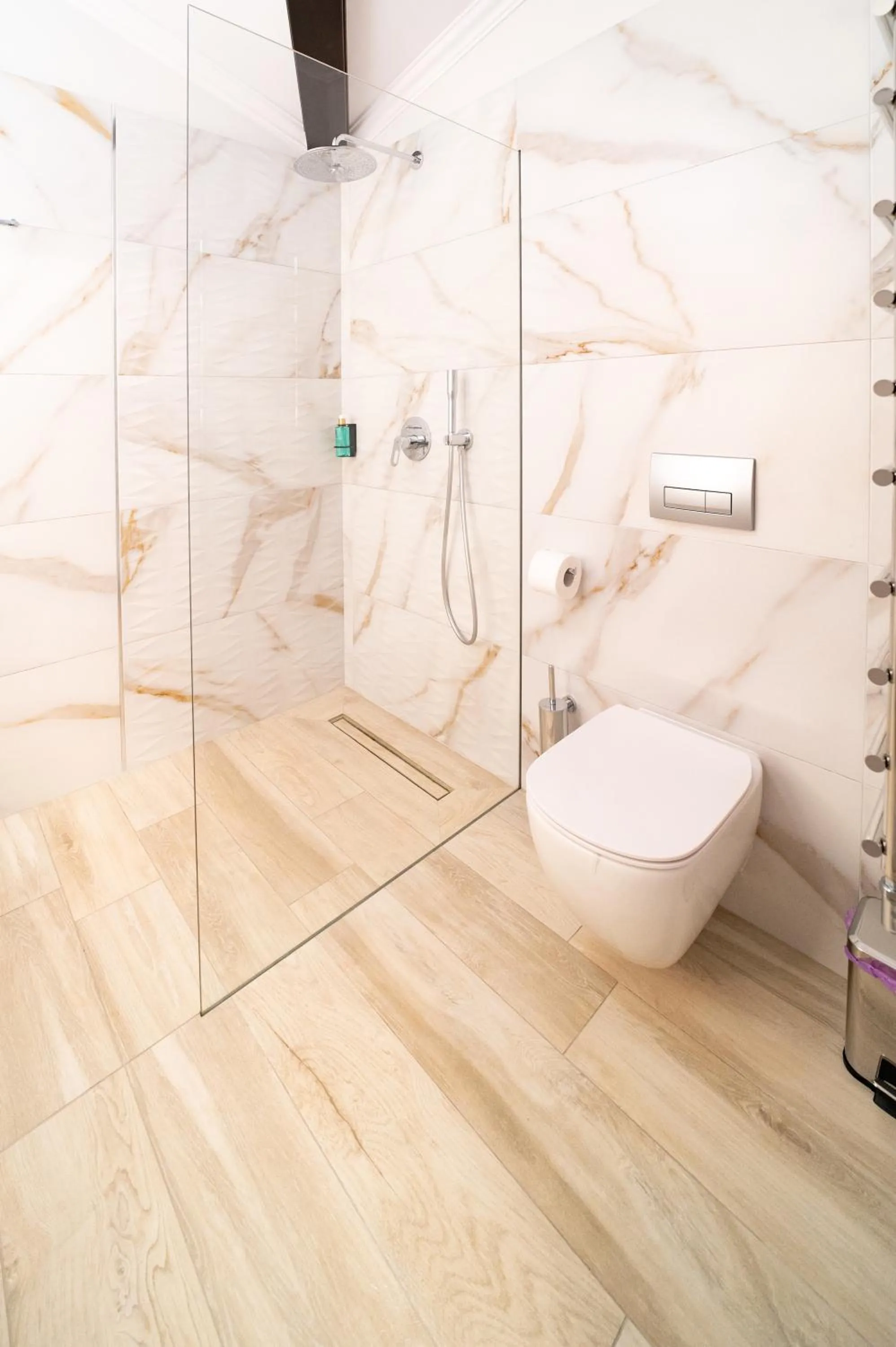 Shower in First Apartments