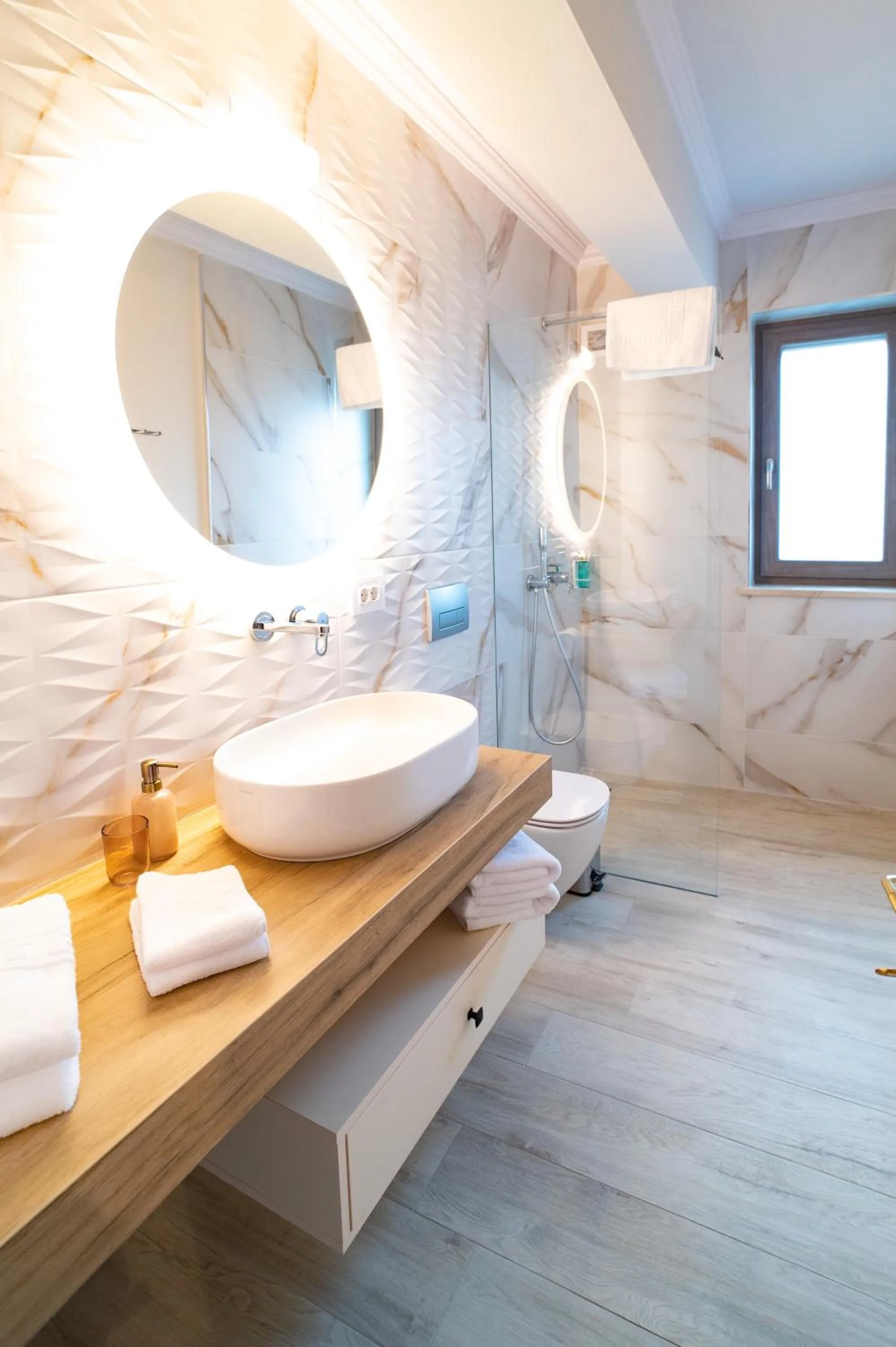 Shower in First Apartments