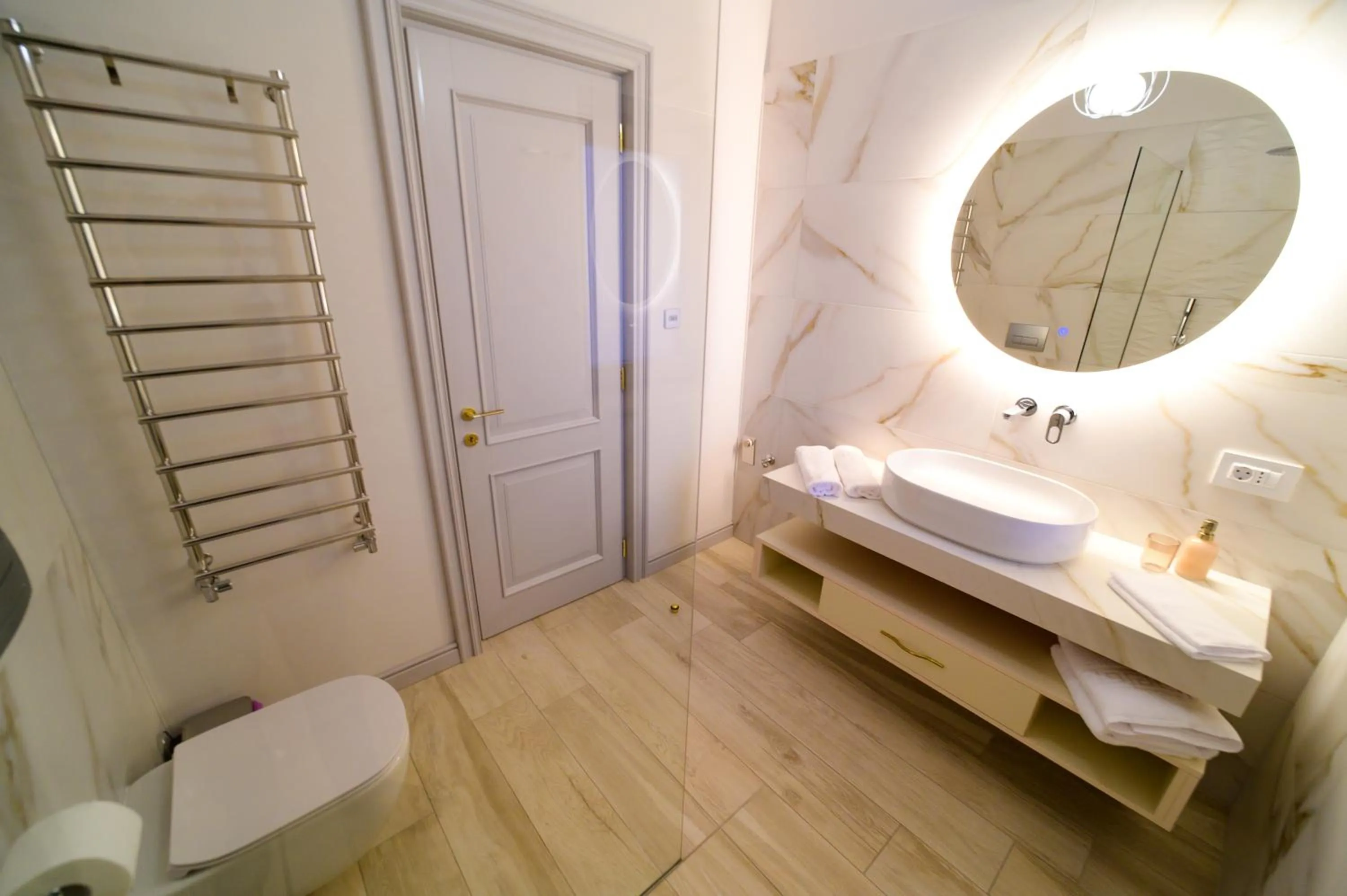 Shower in First Apartments