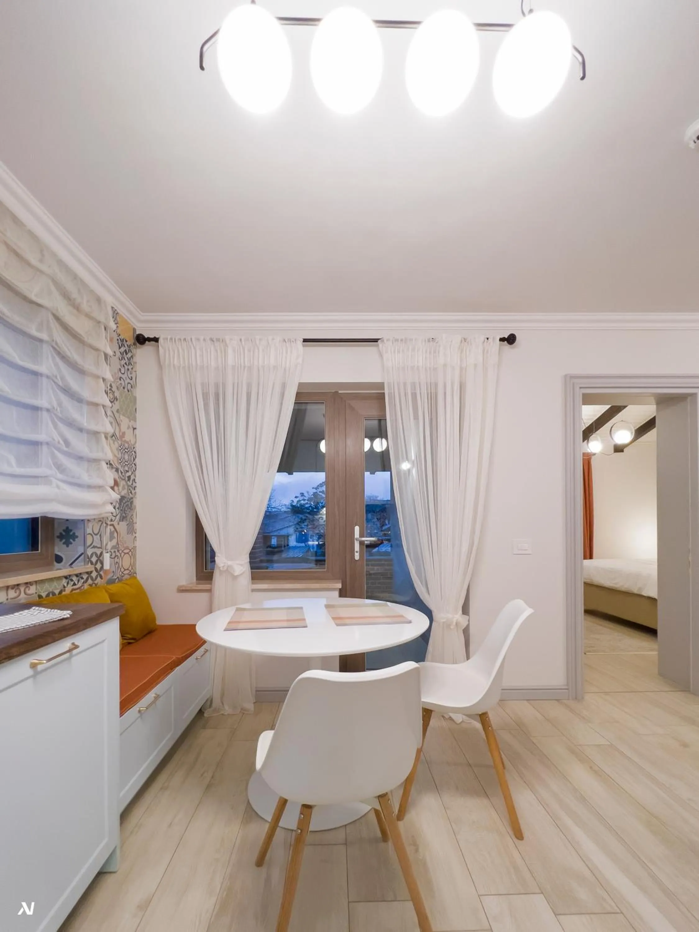 Kitchen or kitchenette in First Apartments