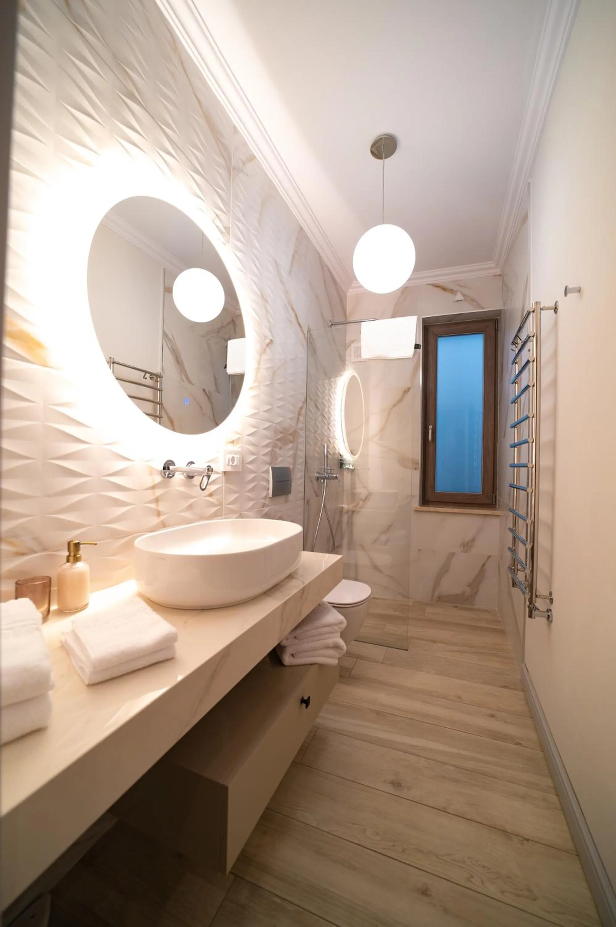 Shower in First Apartments