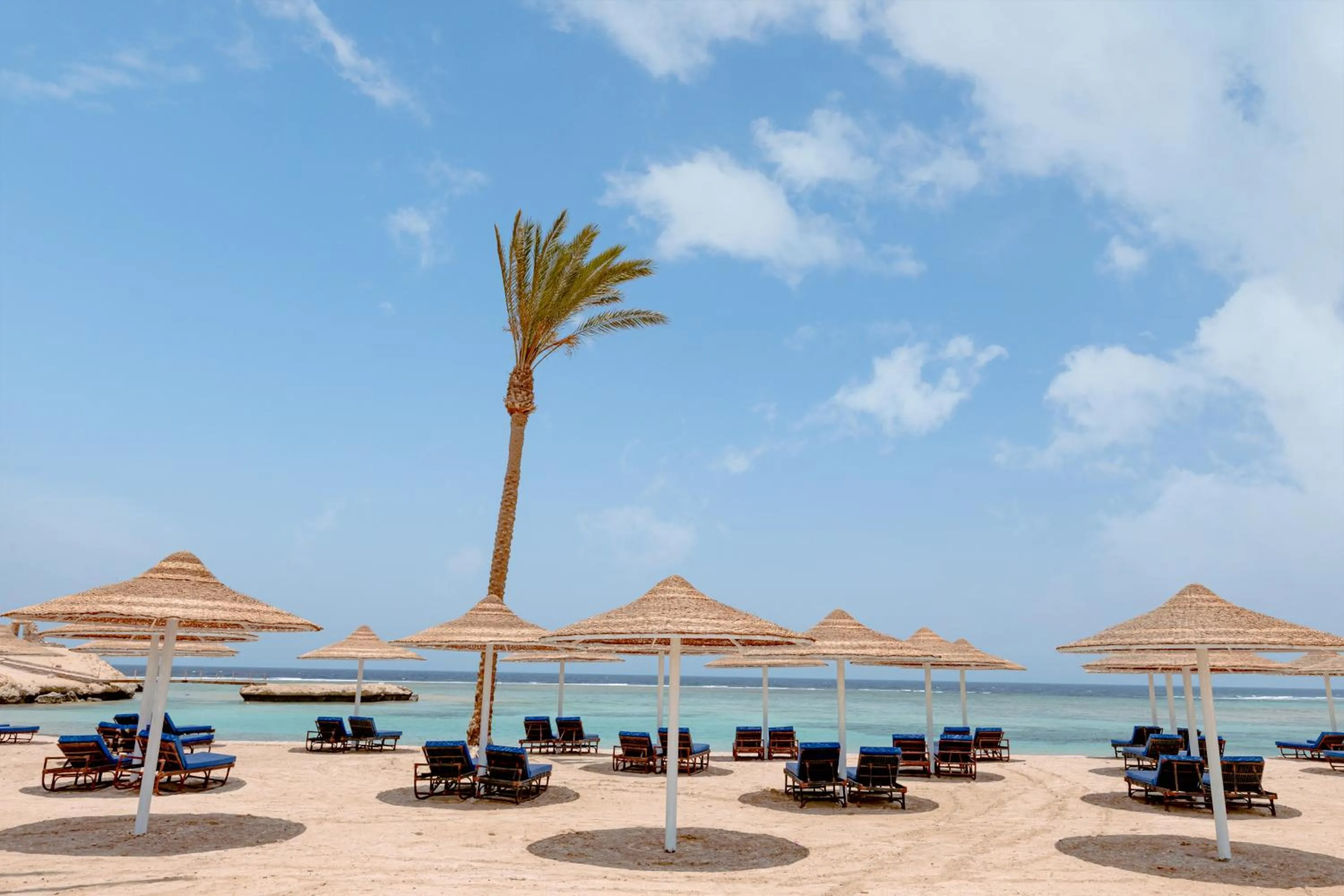 Beach in Pickalbatros Villaggio Aqua Park - Portofino Marsa Alam