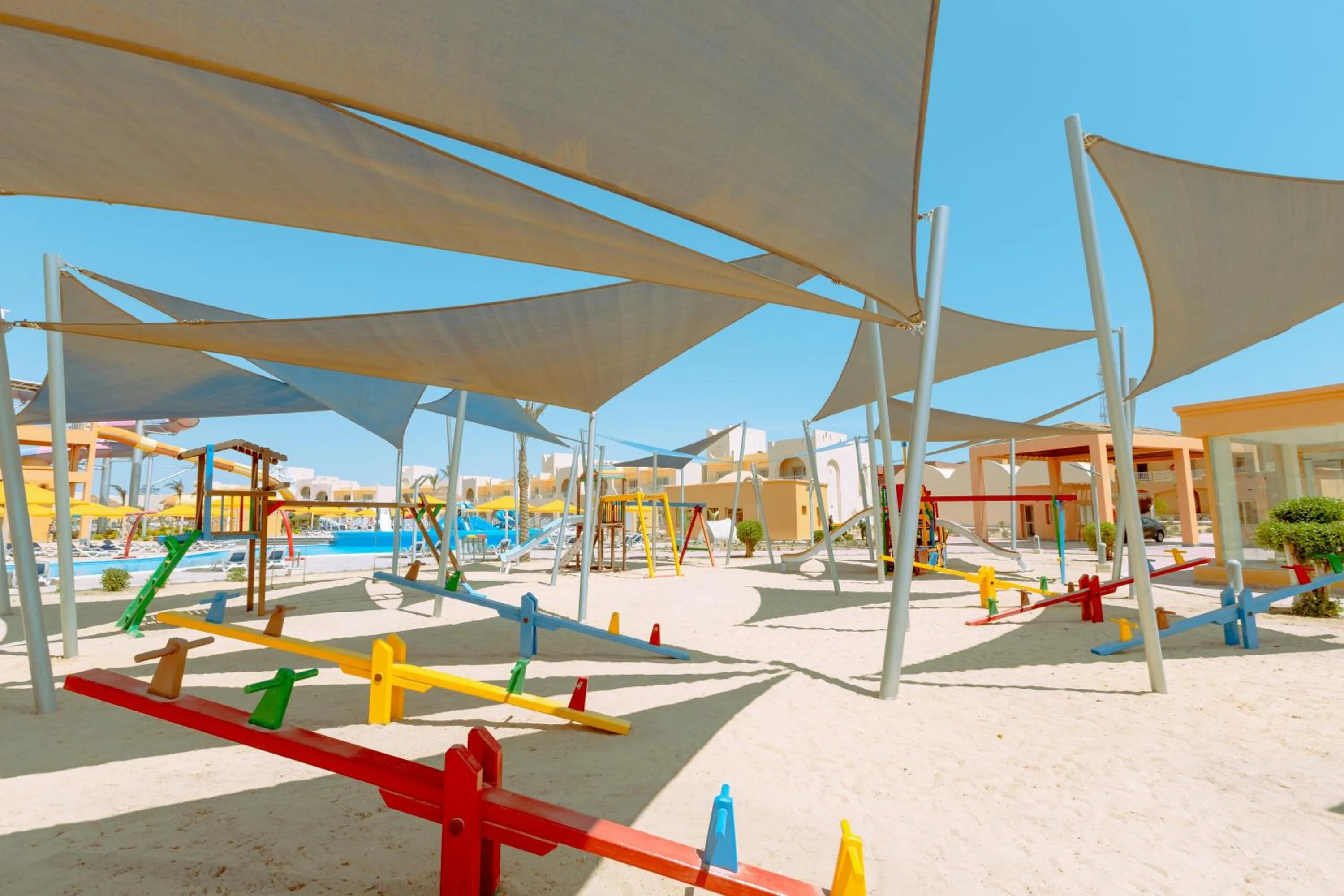 Children play ground in Pickalbatros Villaggio Aqua Park - Portofino Marsa Alam