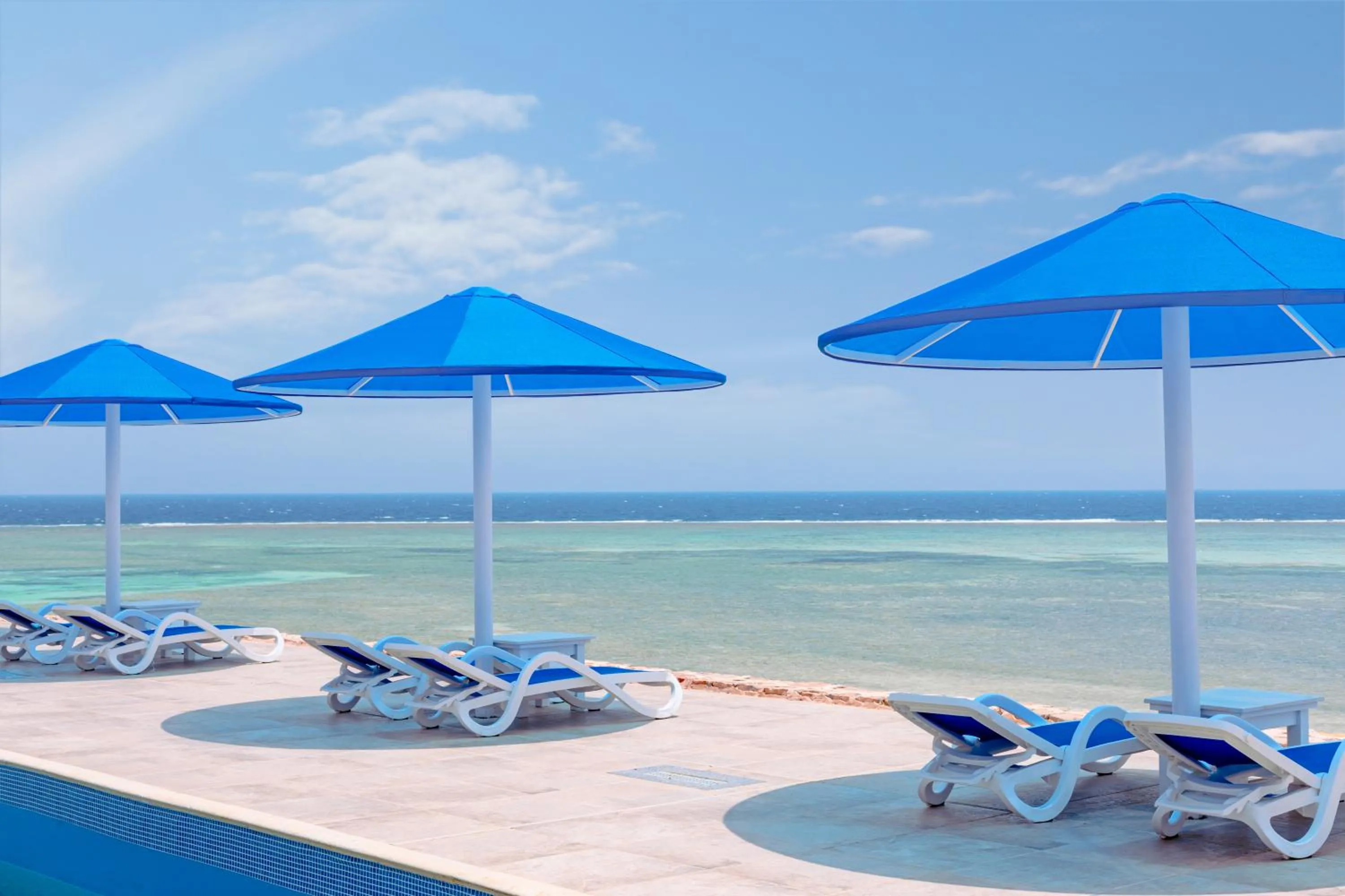 Beach in Pickalbatros Villaggio Aqua Park - Portofino Marsa Alam