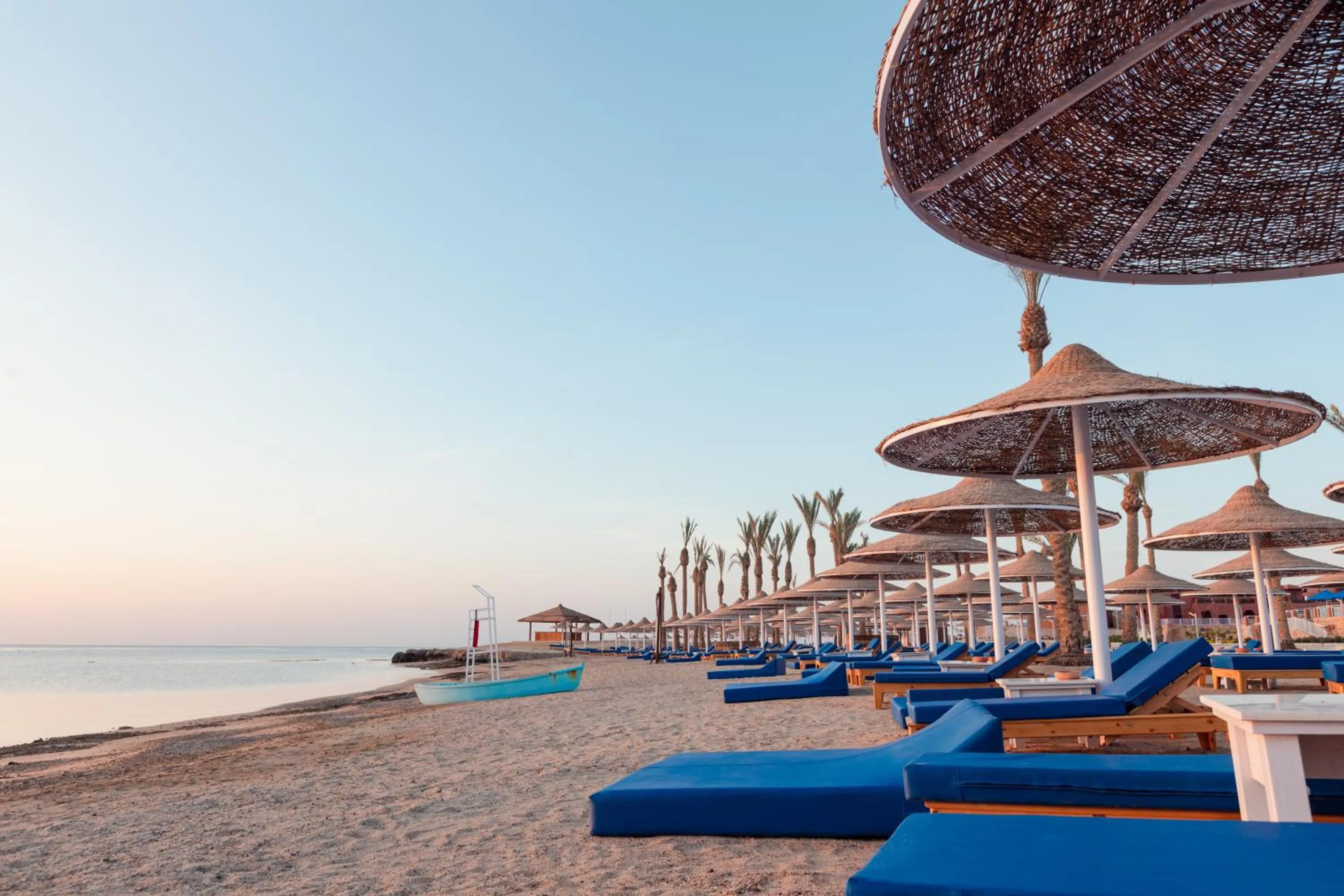 Beach in Pickalbatros Villaggio Aqua Park - Portofino Marsa Alam