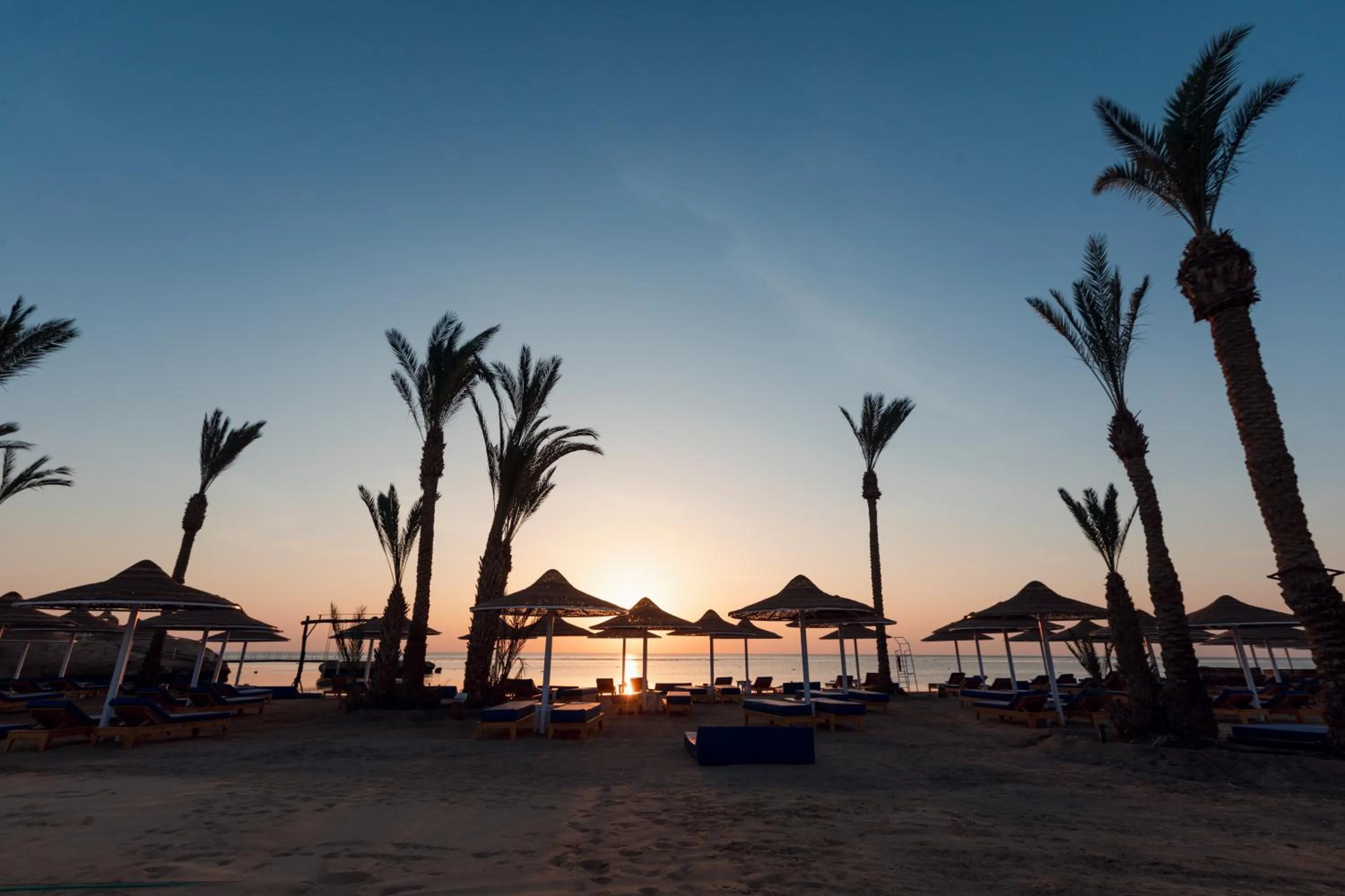 Sunset in Pickalbatros Villaggio Aqua Park - Portofino Marsa Alam