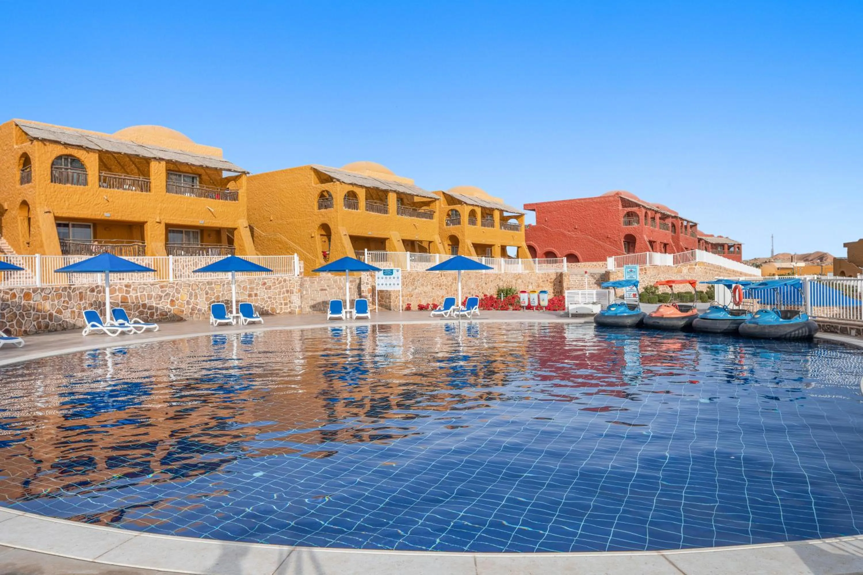 Swimming pool in Pickalbatros Villaggio Aqua Park - Portofino Marsa Alam