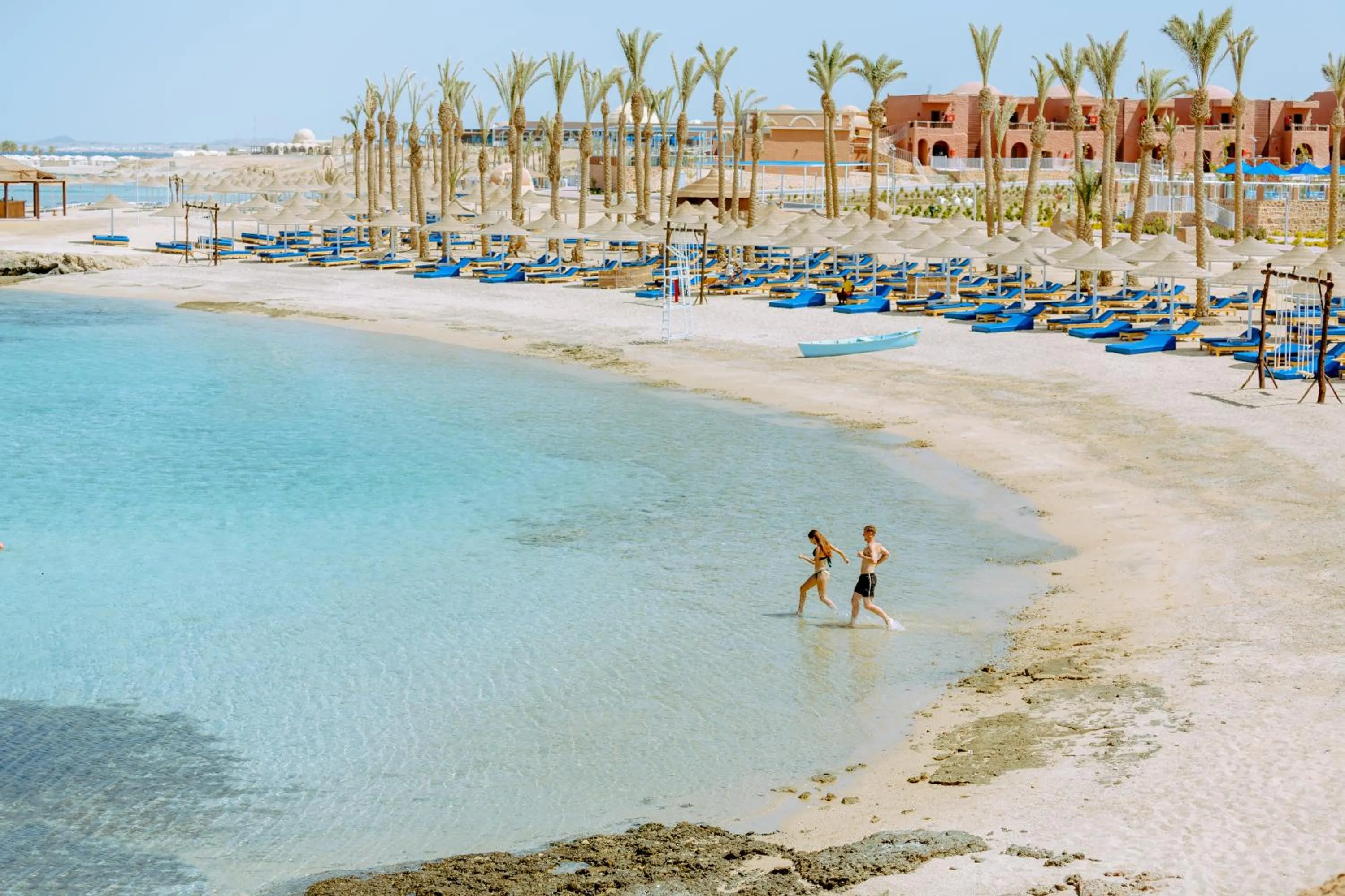 Beach in Pickalbatros Villaggio Aqua Park - Portofino Marsa Alam