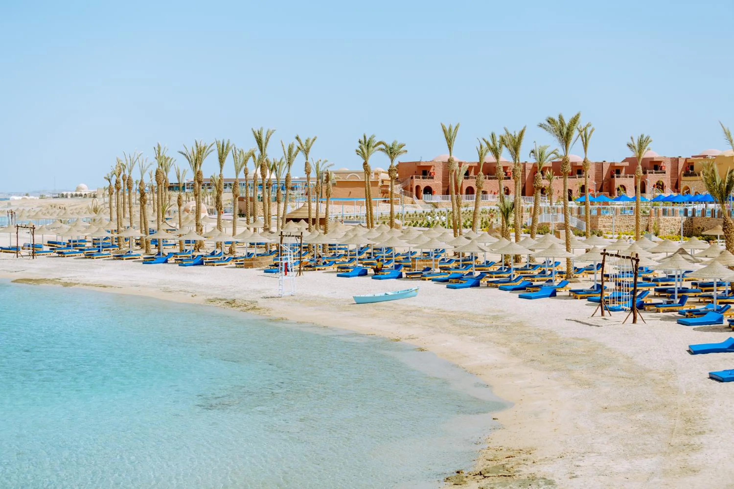 Beach in Pickalbatros Villaggio Aqua Park - Portofino Marsa Alam