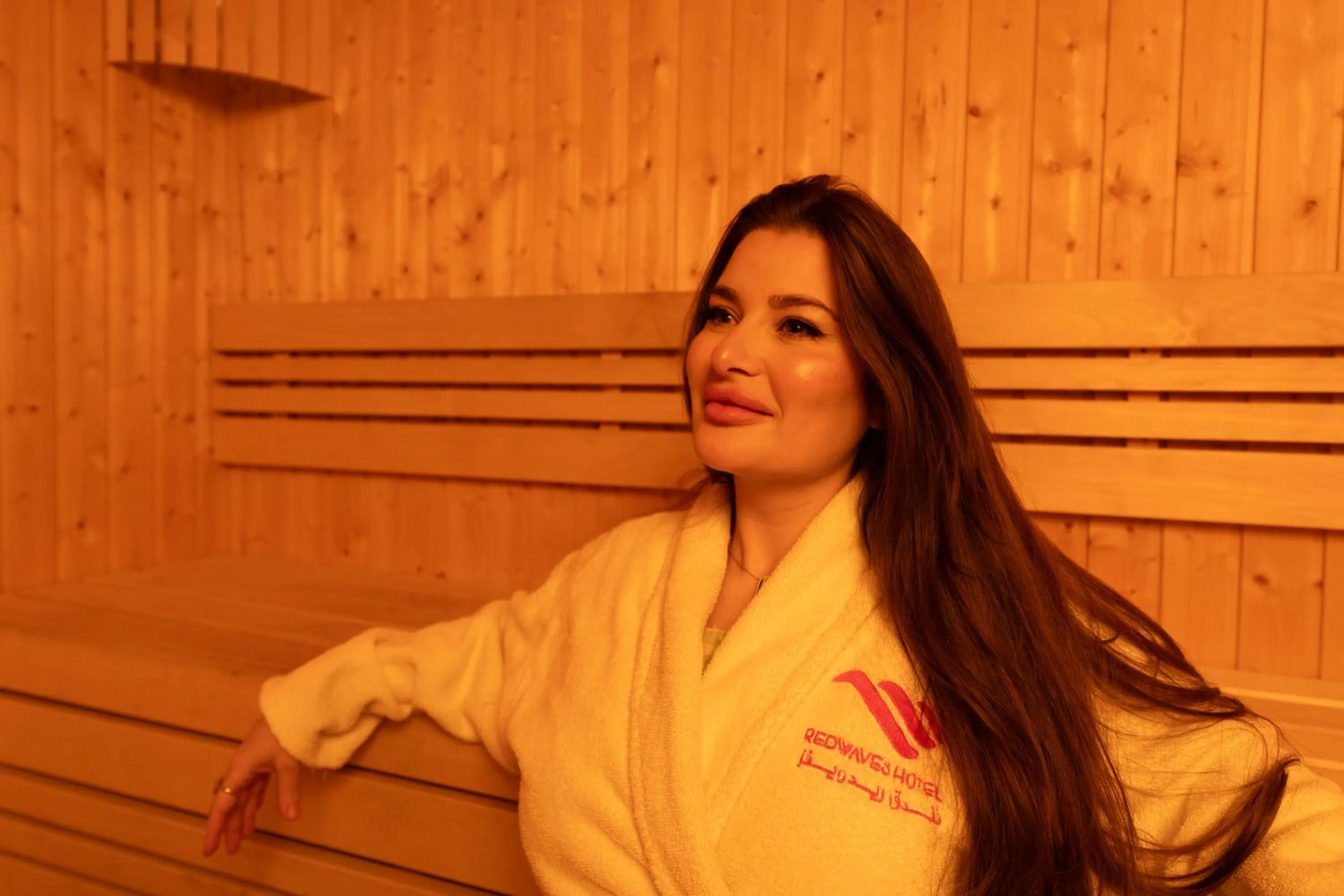 Sauna in Redwaves Hotel
