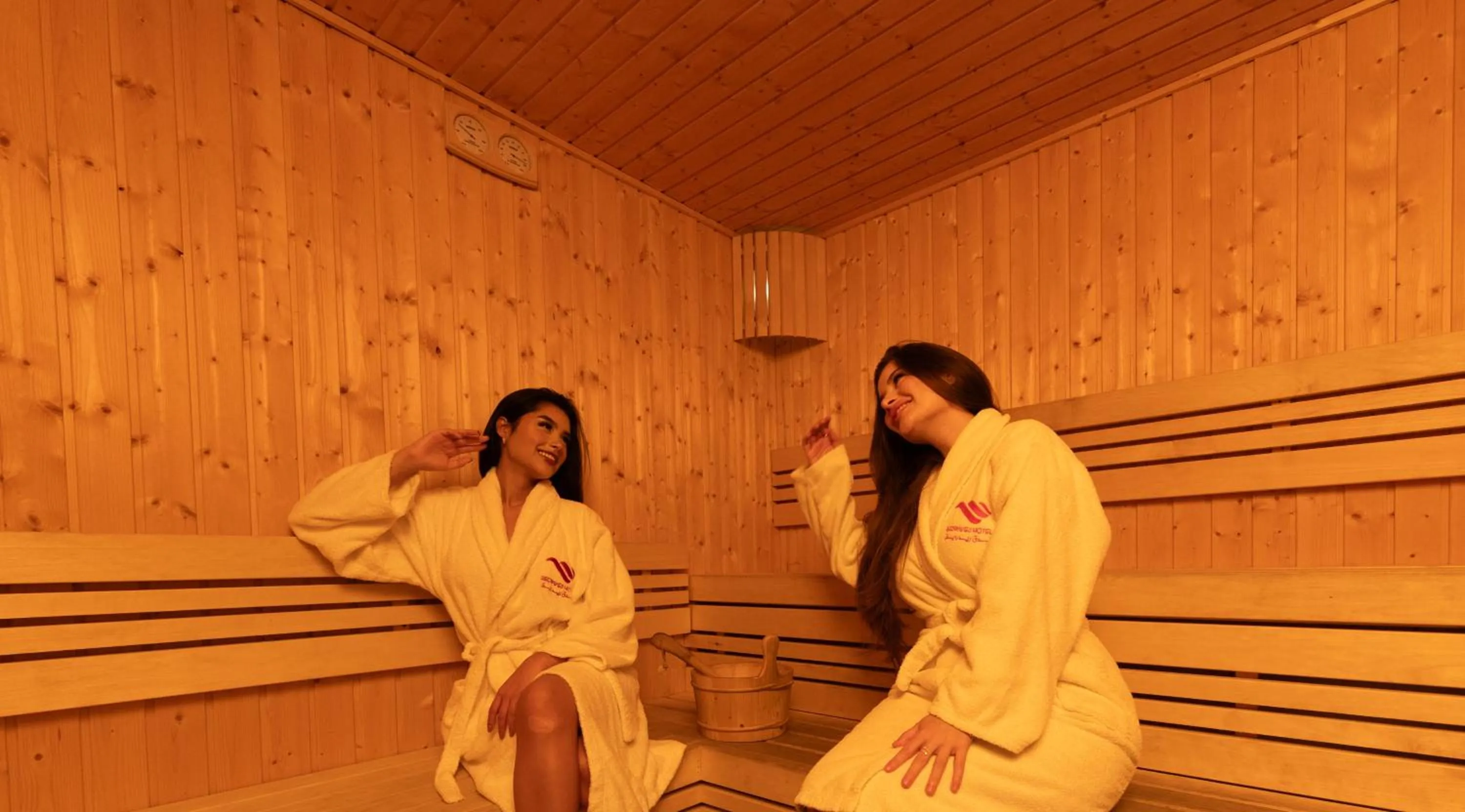 Sauna in Redwaves Hotel