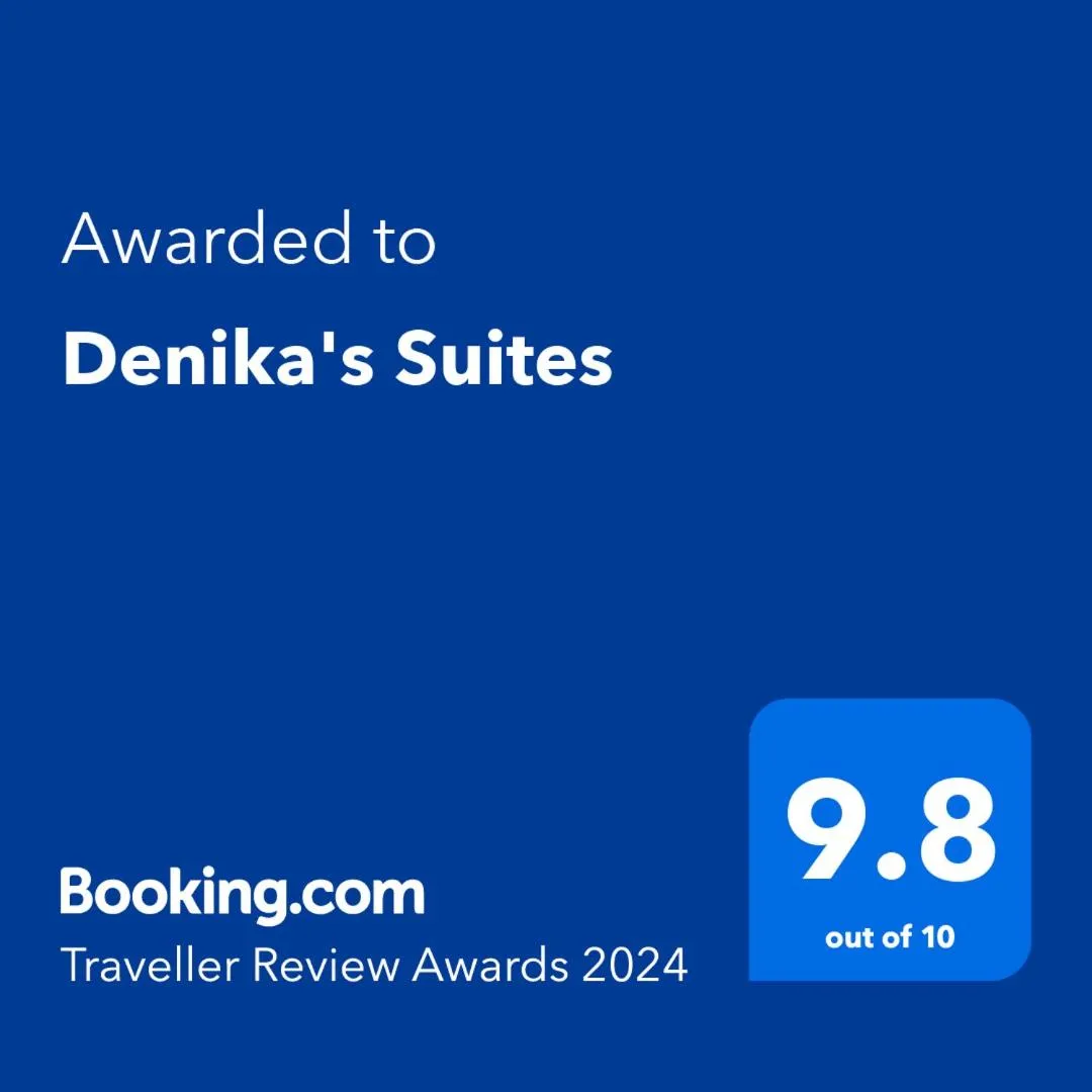 Certificate/Award in Denika's Suites