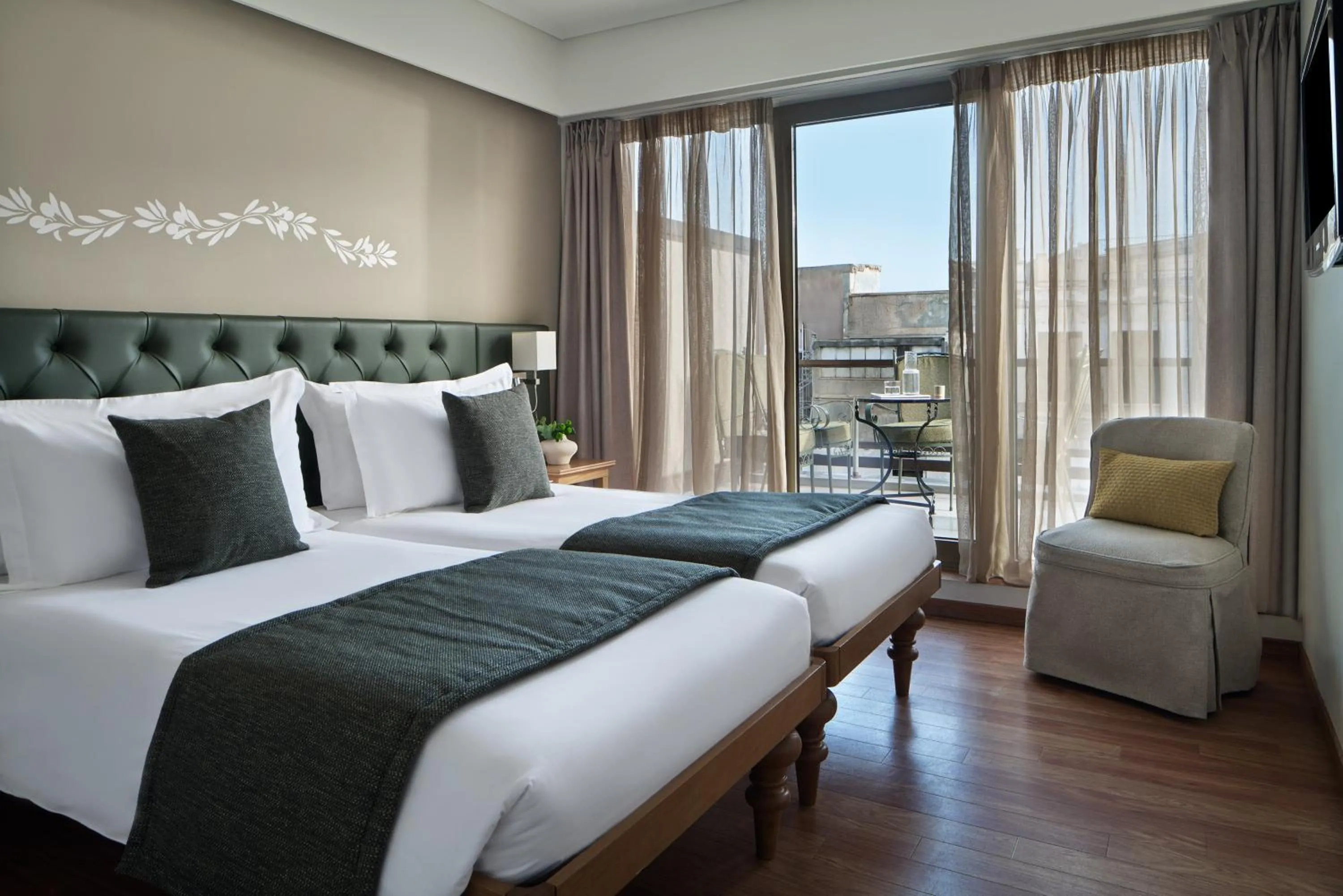 Bed in Titania Hotel