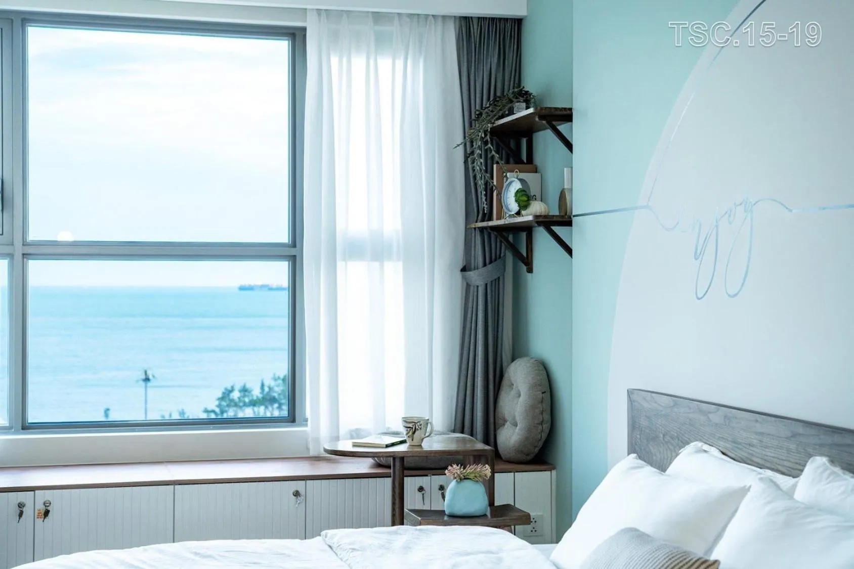 Bed in MeoMeo Homestay - The Sóng Apartment