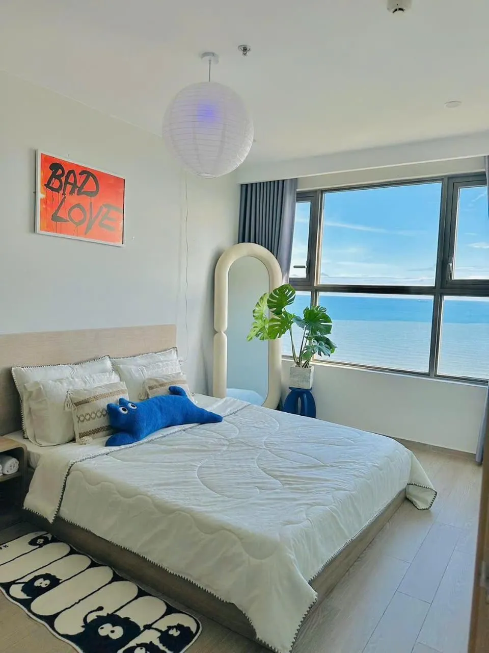 Natural landscape, Bed in MeoMeo Homestay - The Sóng Apartment