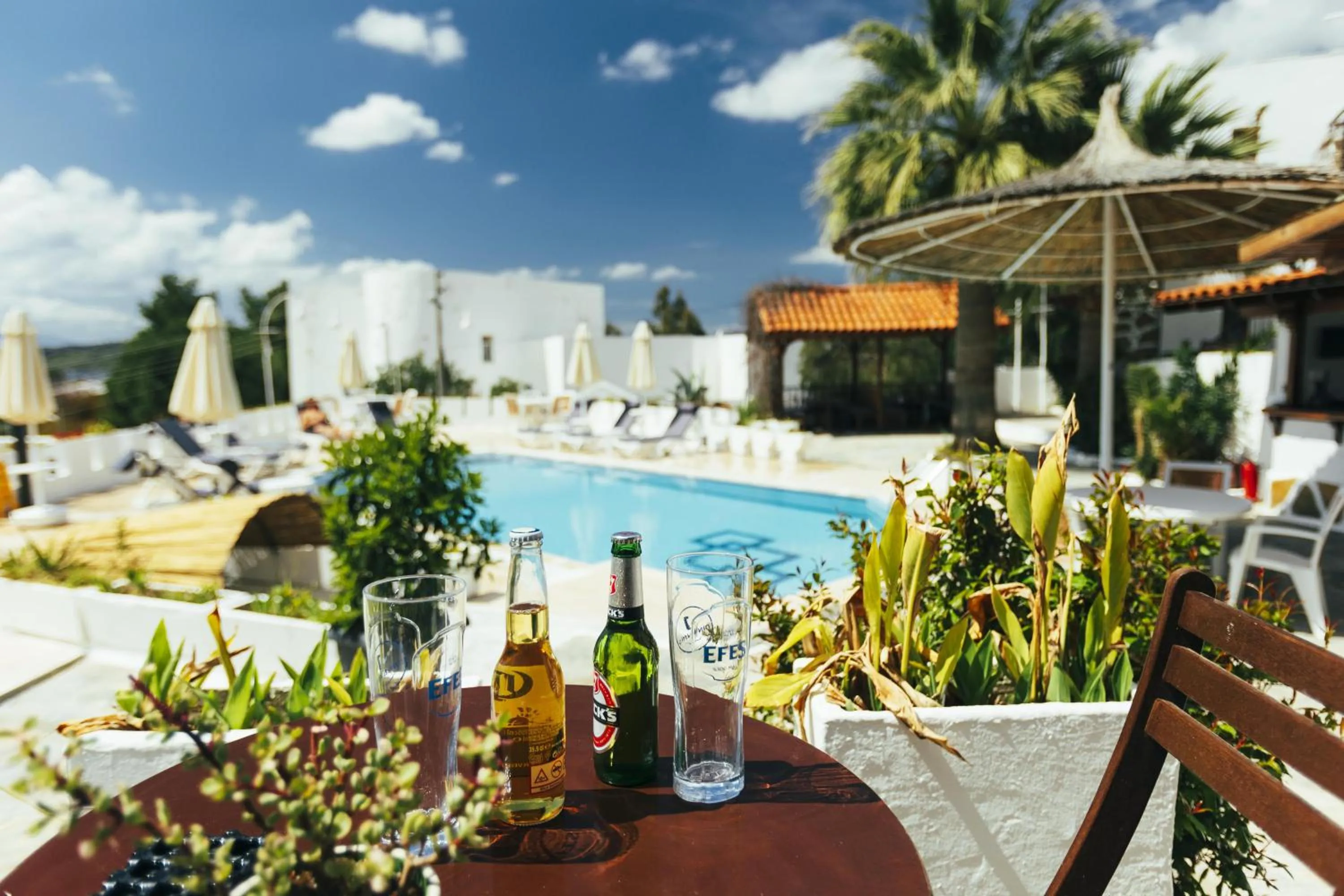 Patio in Bodrum Vera Hotel