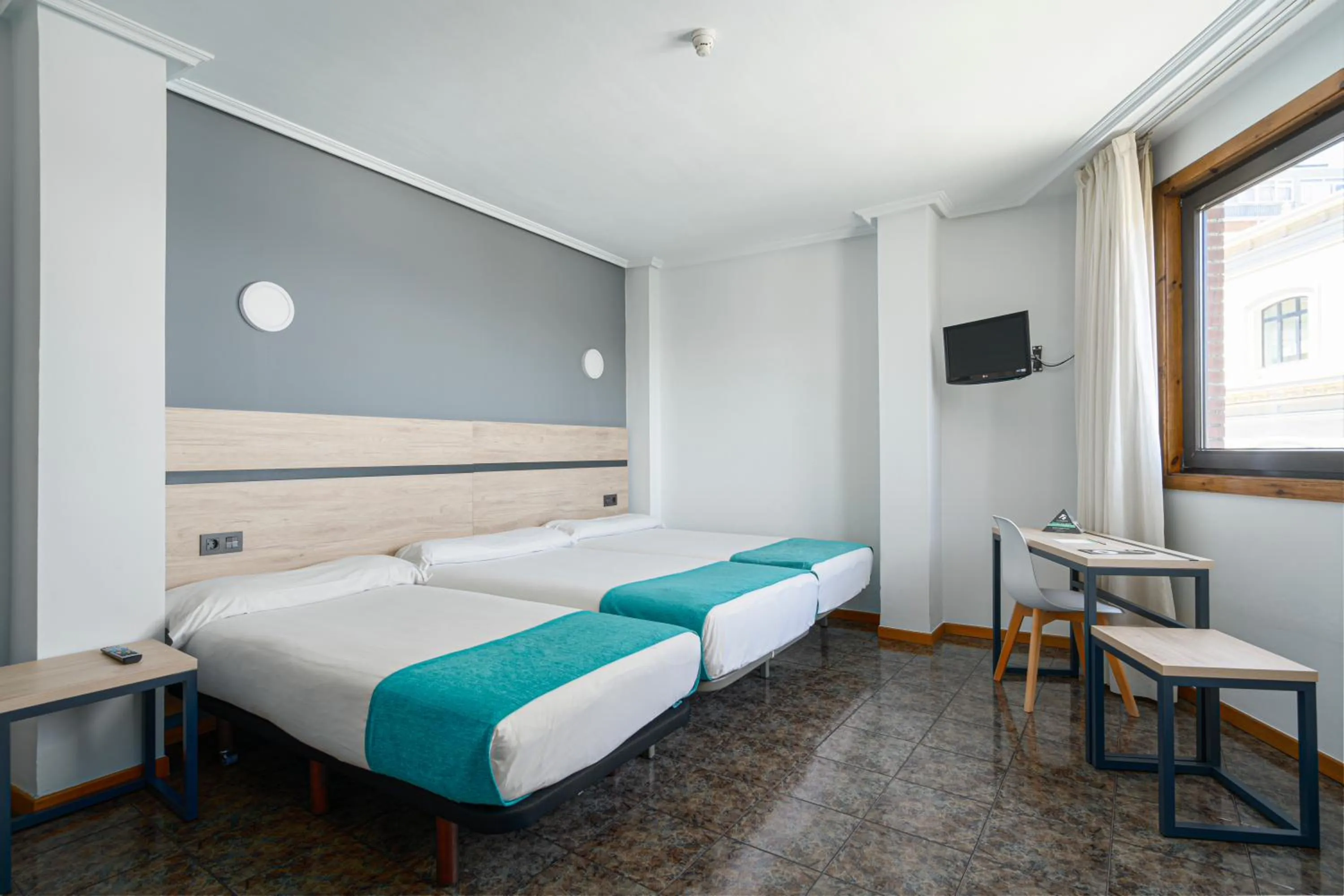 Bed in Hotel Alda Pasaje