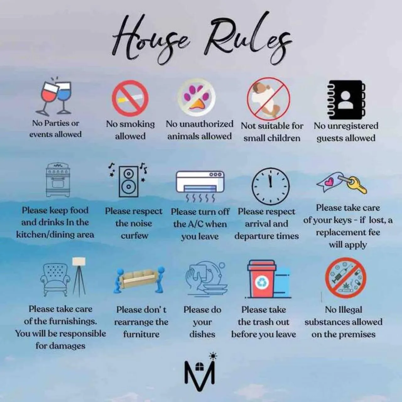 Logo/Certificate/Sign in Private Bed Downtown INDY - Shared