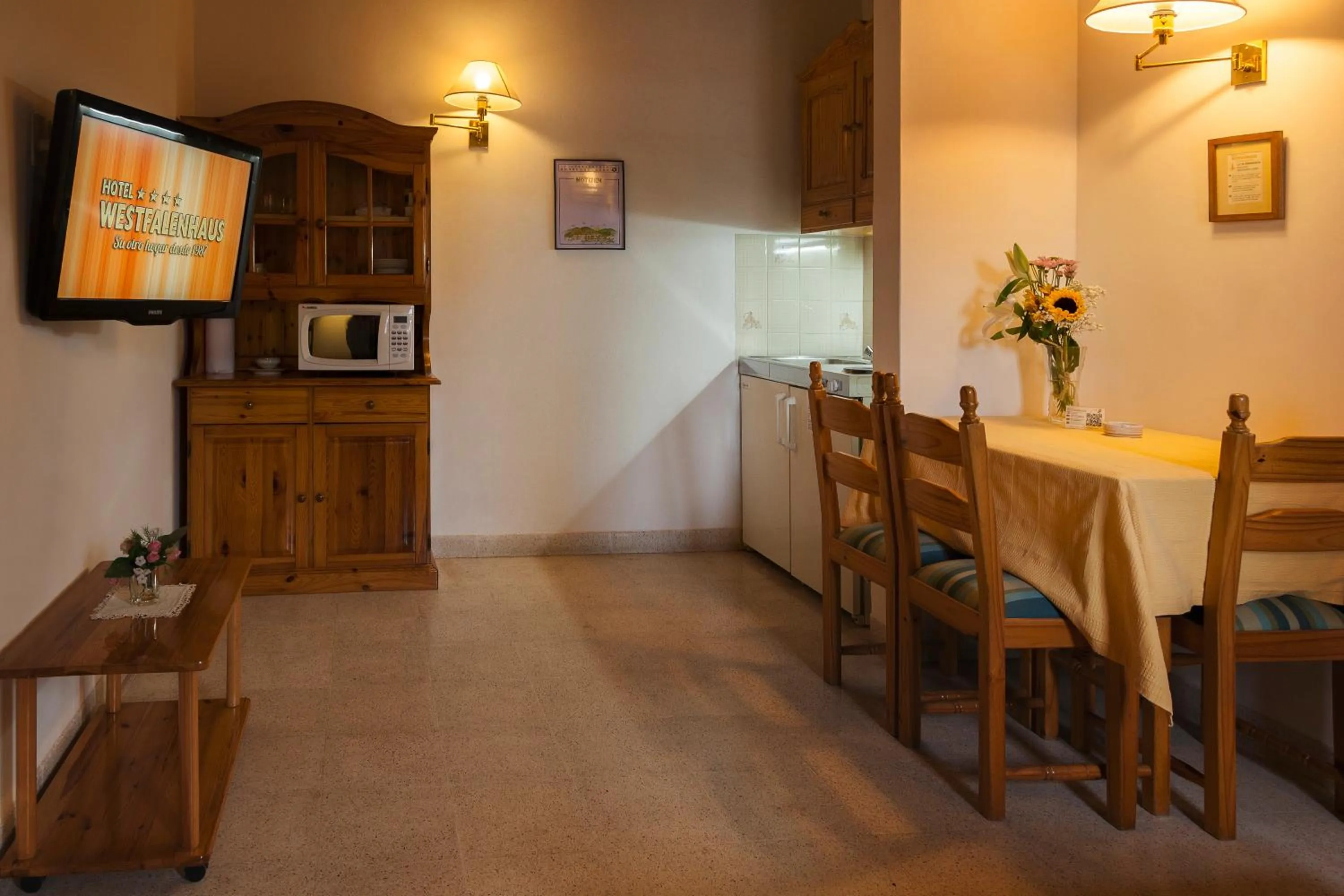 Kitchen or kitchenette in Hotel Westfalenhaus