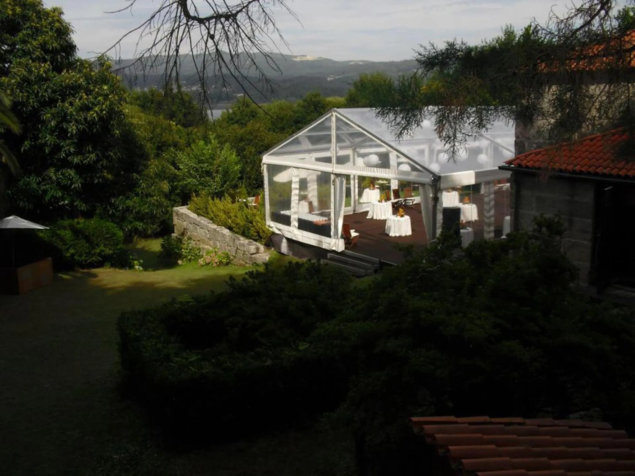 Facade/entrance in Pazo Larache