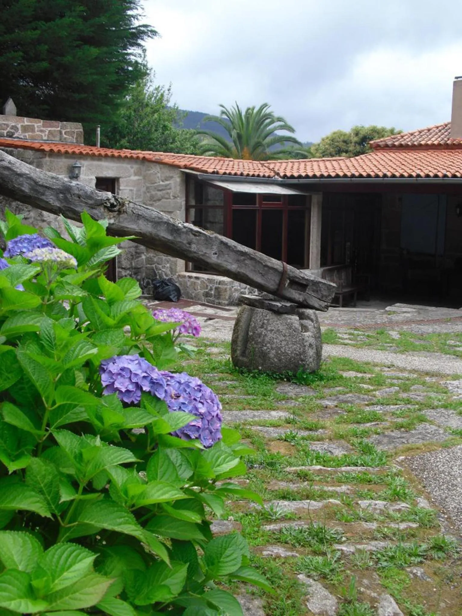 Facade/entrance in Pazo Larache