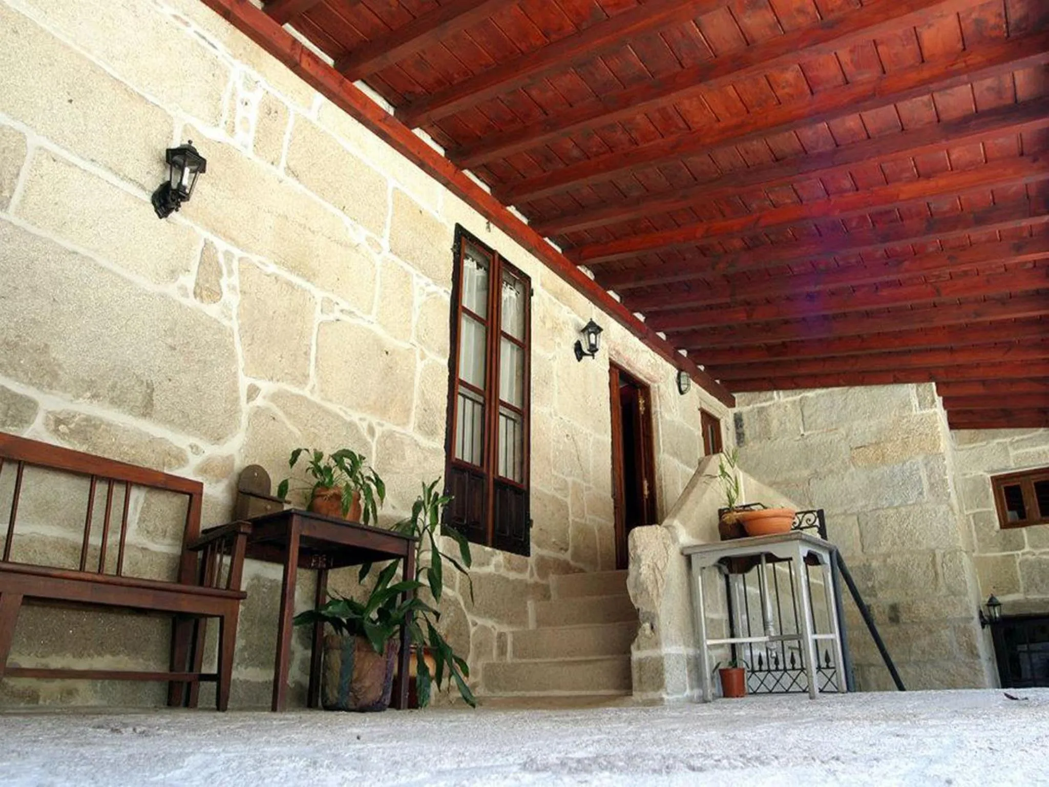 Facade/entrance in Pazo Larache