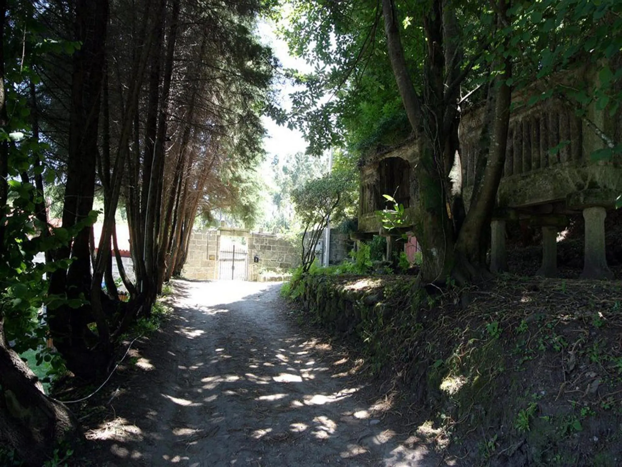 Facade/entrance in Pazo Larache