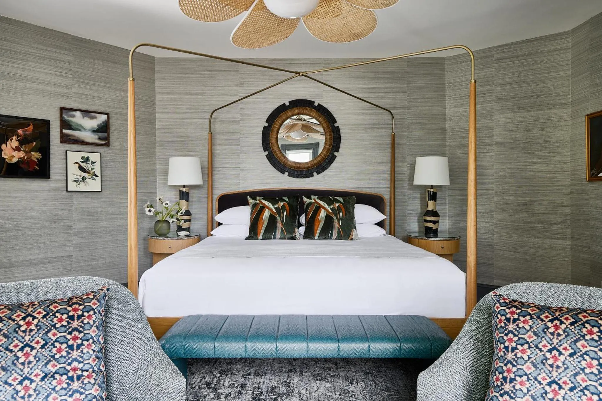 Photo of the whole room, Bed in The Coco, The Edgartown Collection